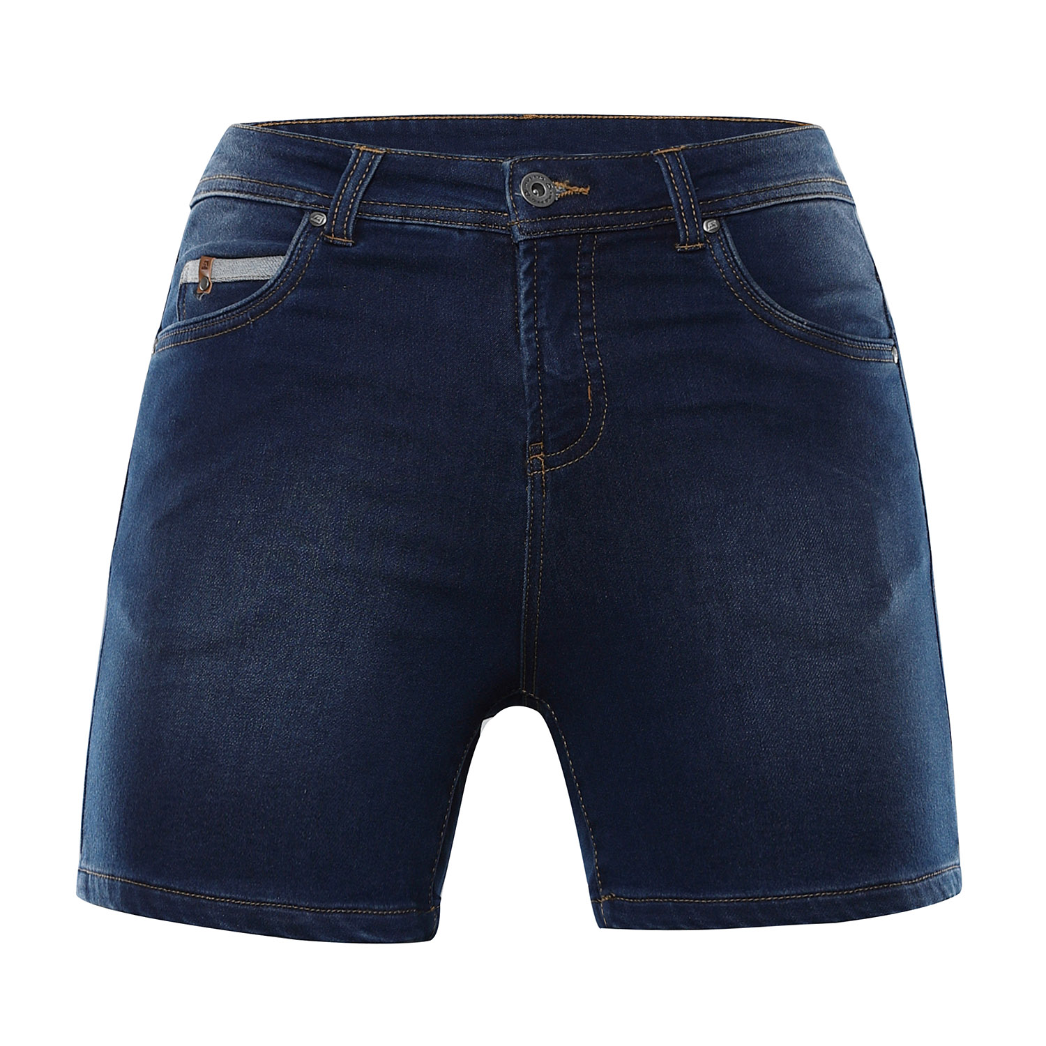 Women's Denim Shorts ALPINE PRO THASA MOOD INDIGO