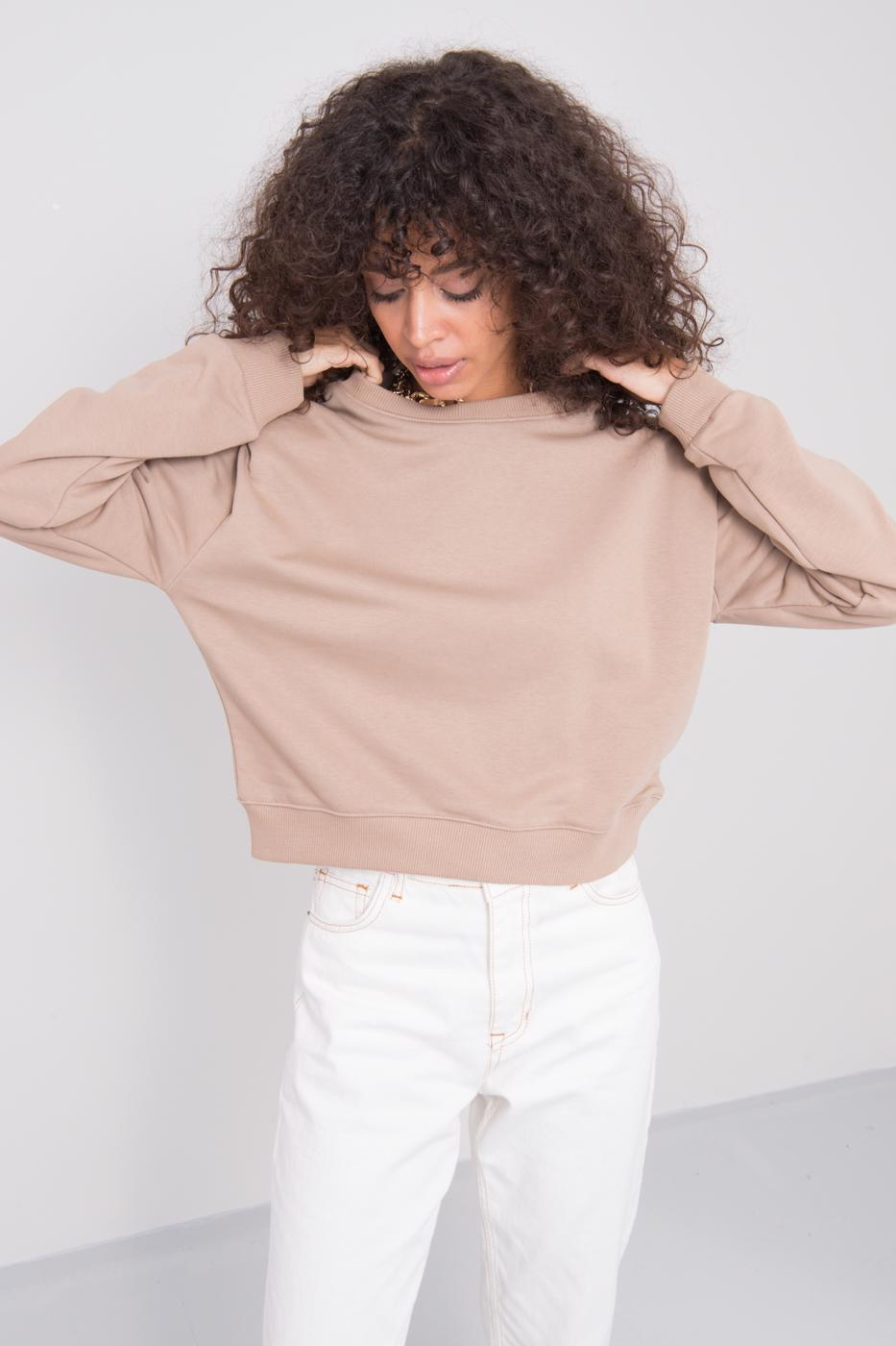 BSL Beige sweatshirt without a hood