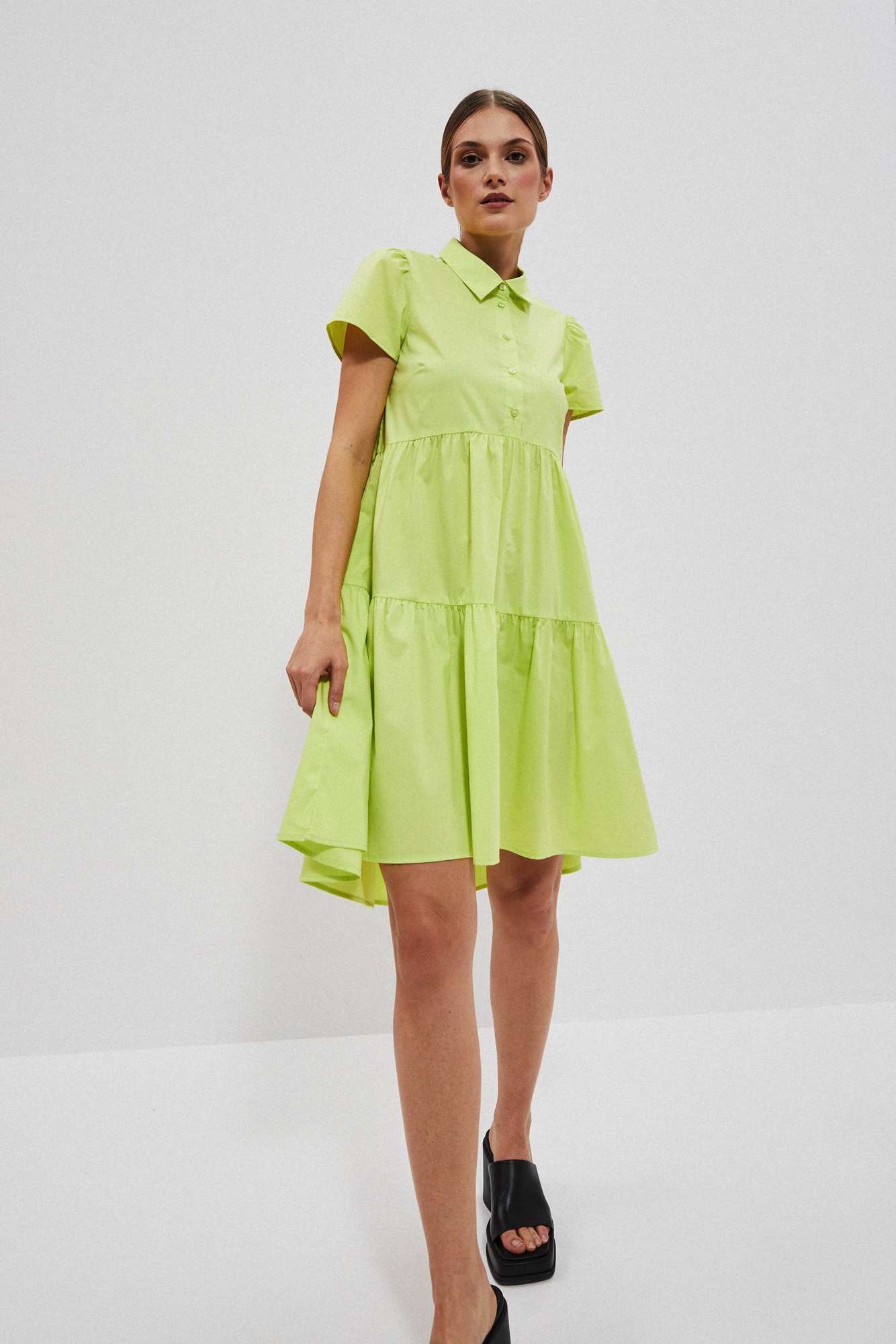 Marisse Women's Dress L-Su-4025 L.Green