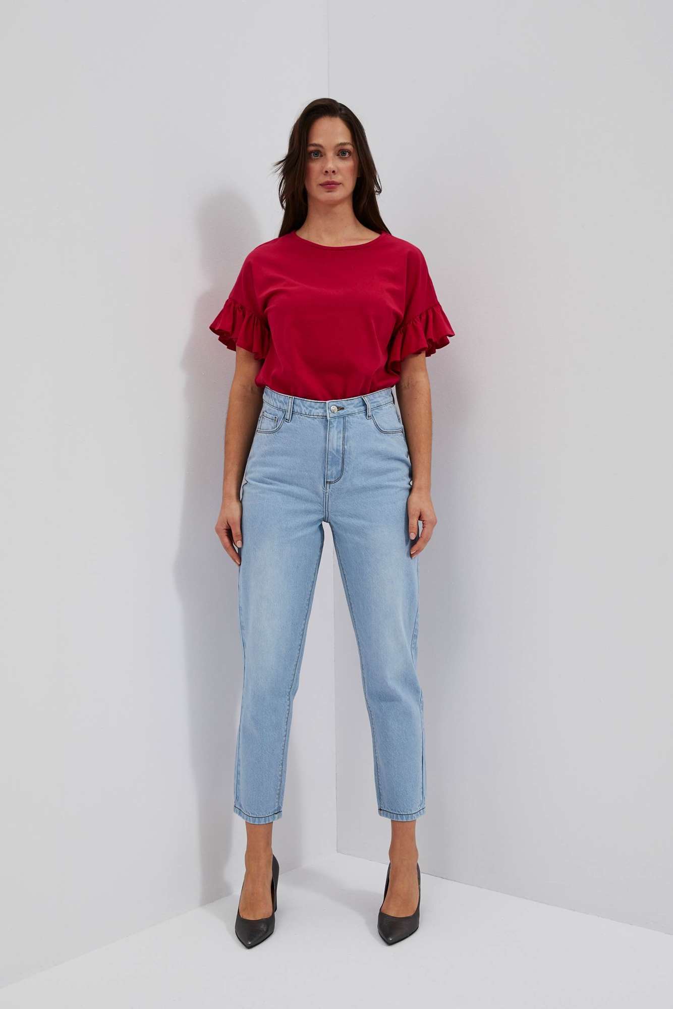 WOMEN'S JEANS L-JE-4017 L.Blue