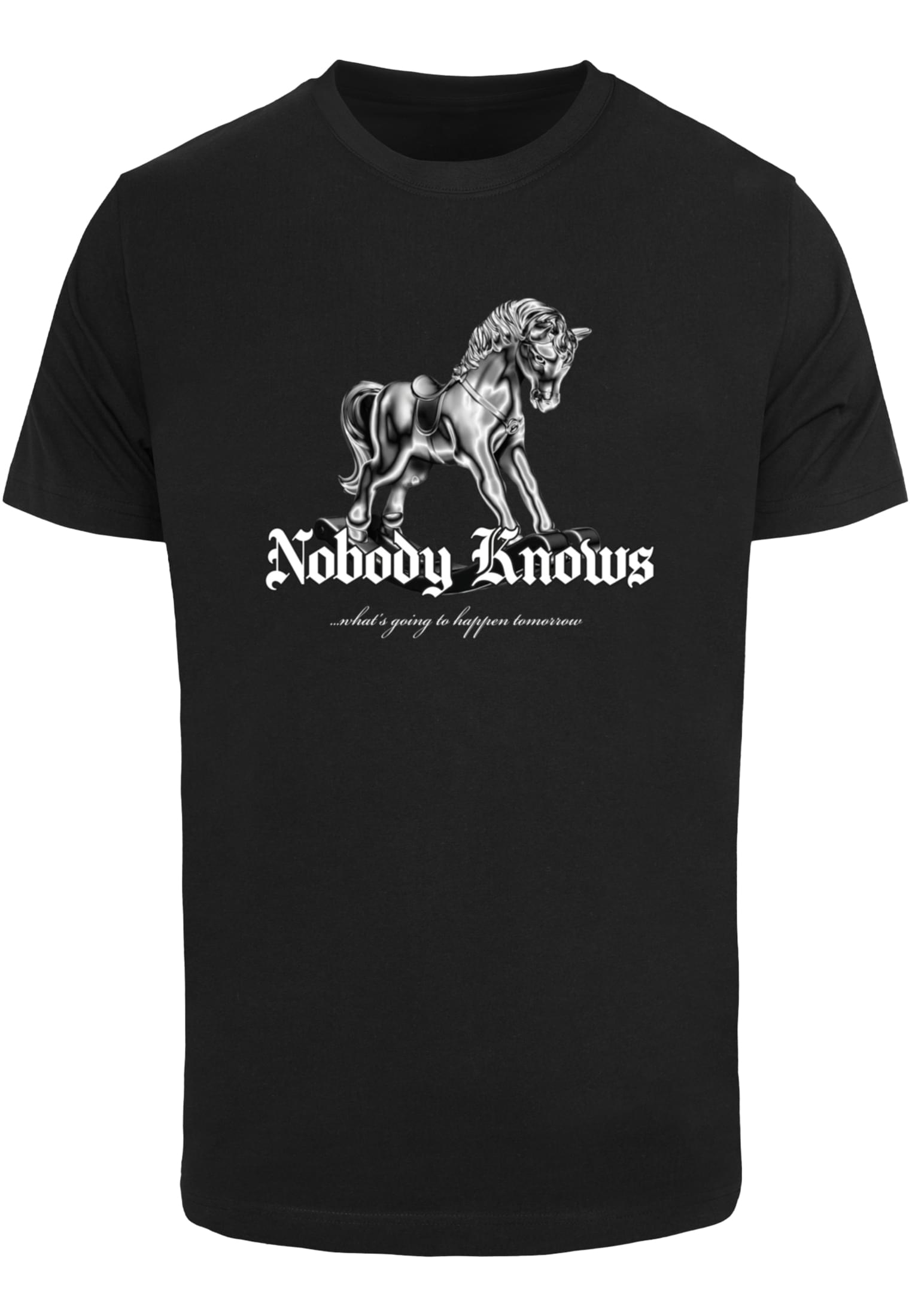 Men's T-shirt Nobody Knows Black