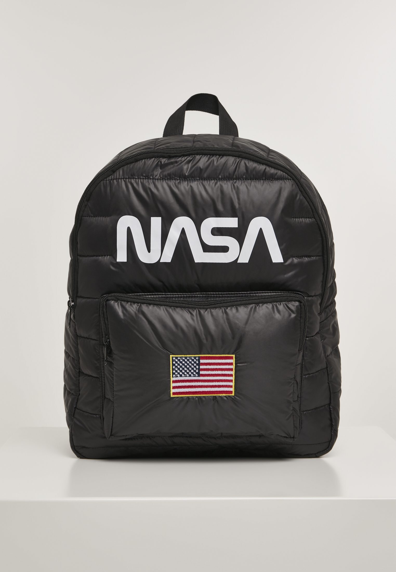 NASA Puffer Backpack Black