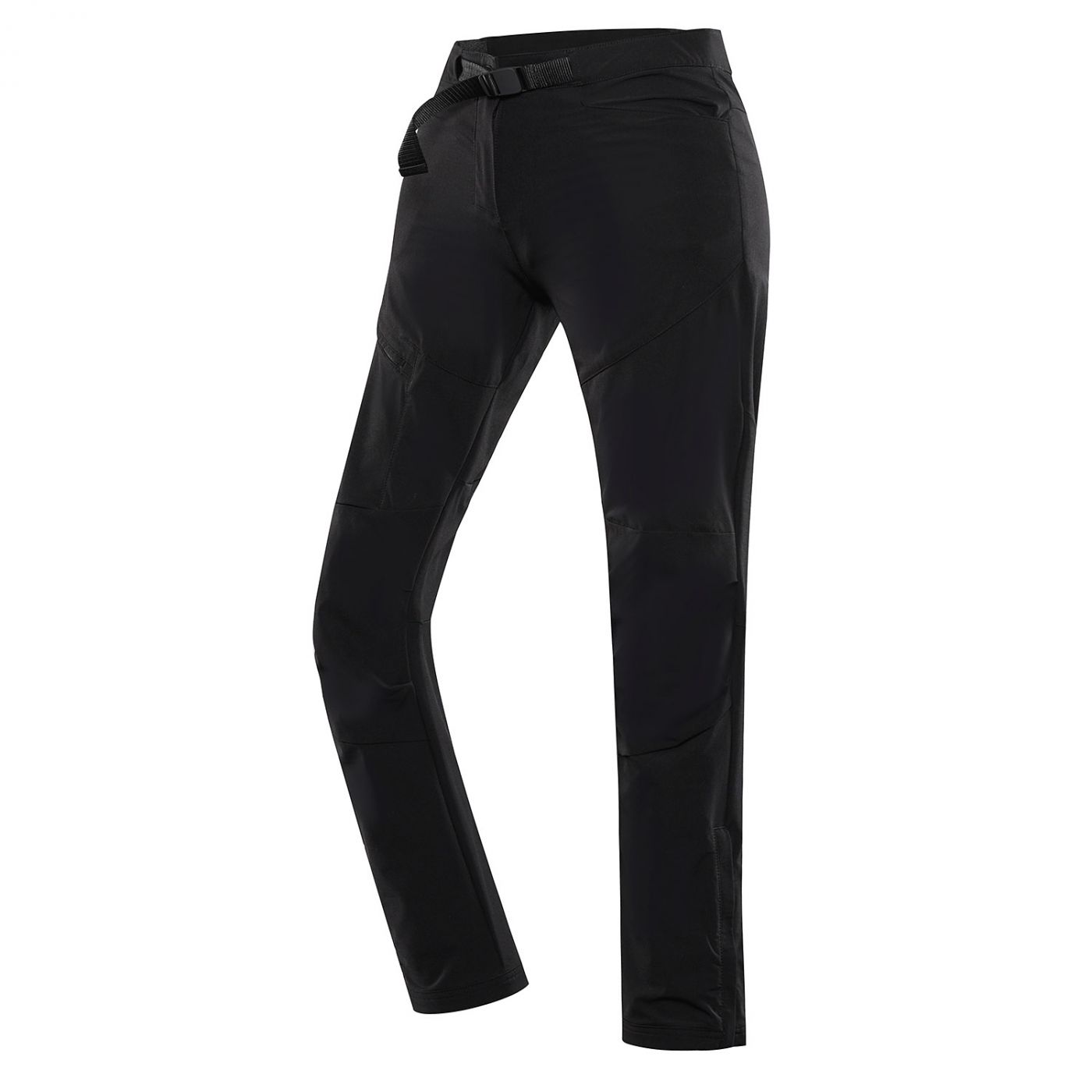 Women's Softshell Trousers With Dwr Finish ALPINE PRO AKANA Black