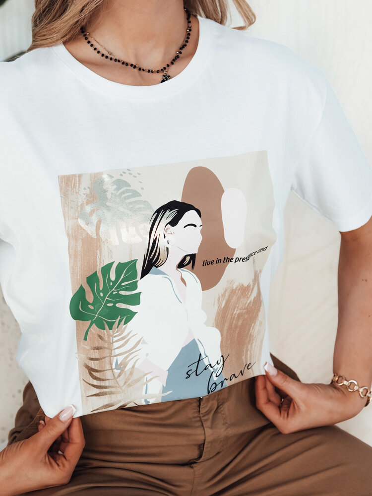 Дамска тениска BRAVIS бяла