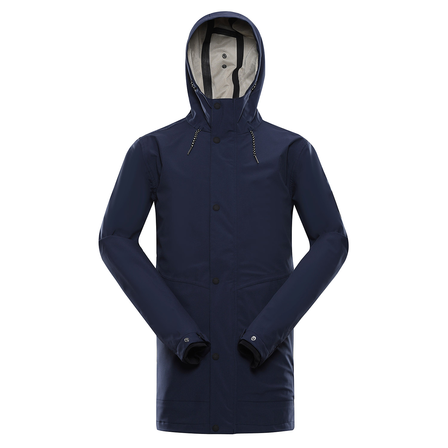 Men's waterproof coat with membrane ALPINE PRO PERFET mood indigo