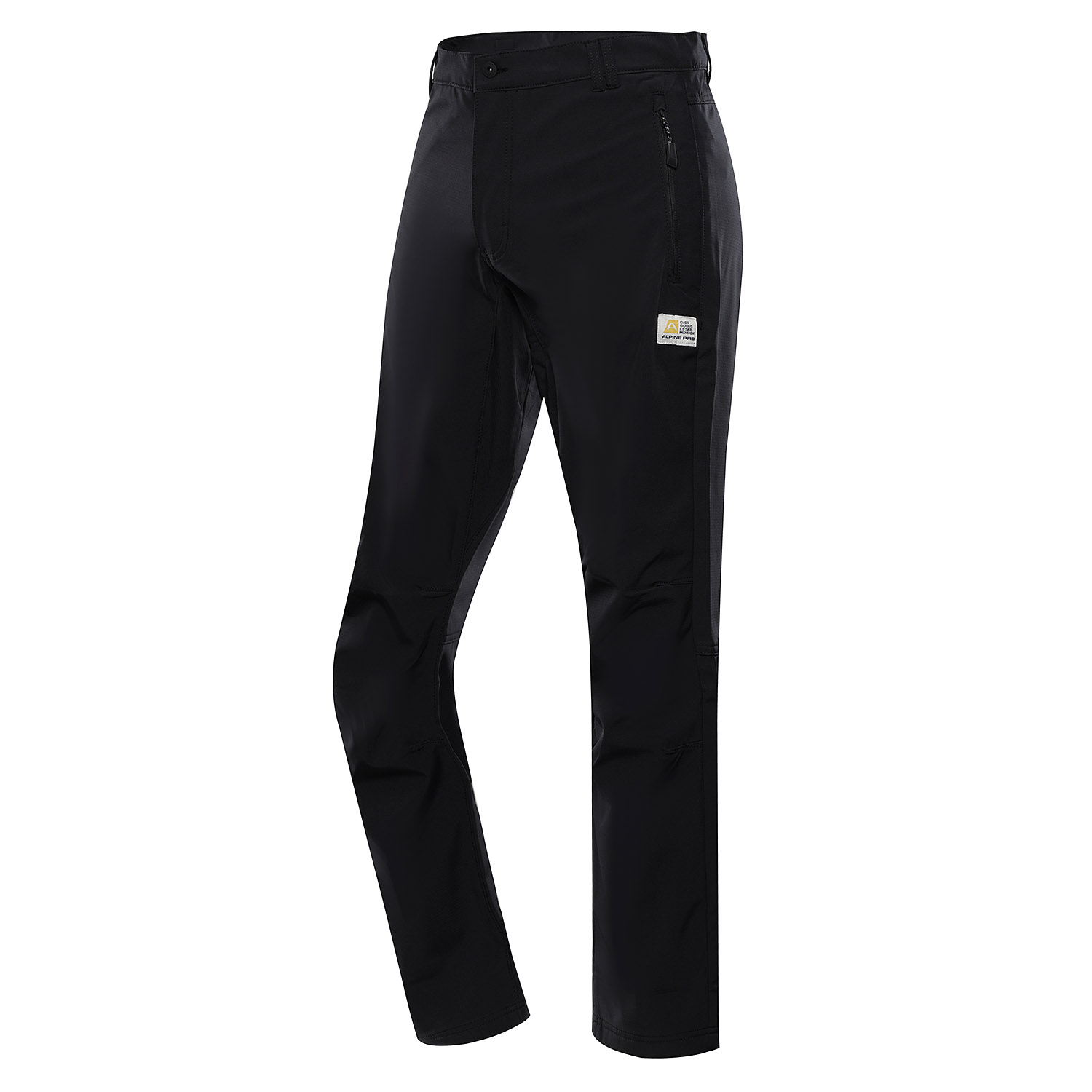 Men's Softshell Pants ALPINE PRO SHINAR Black