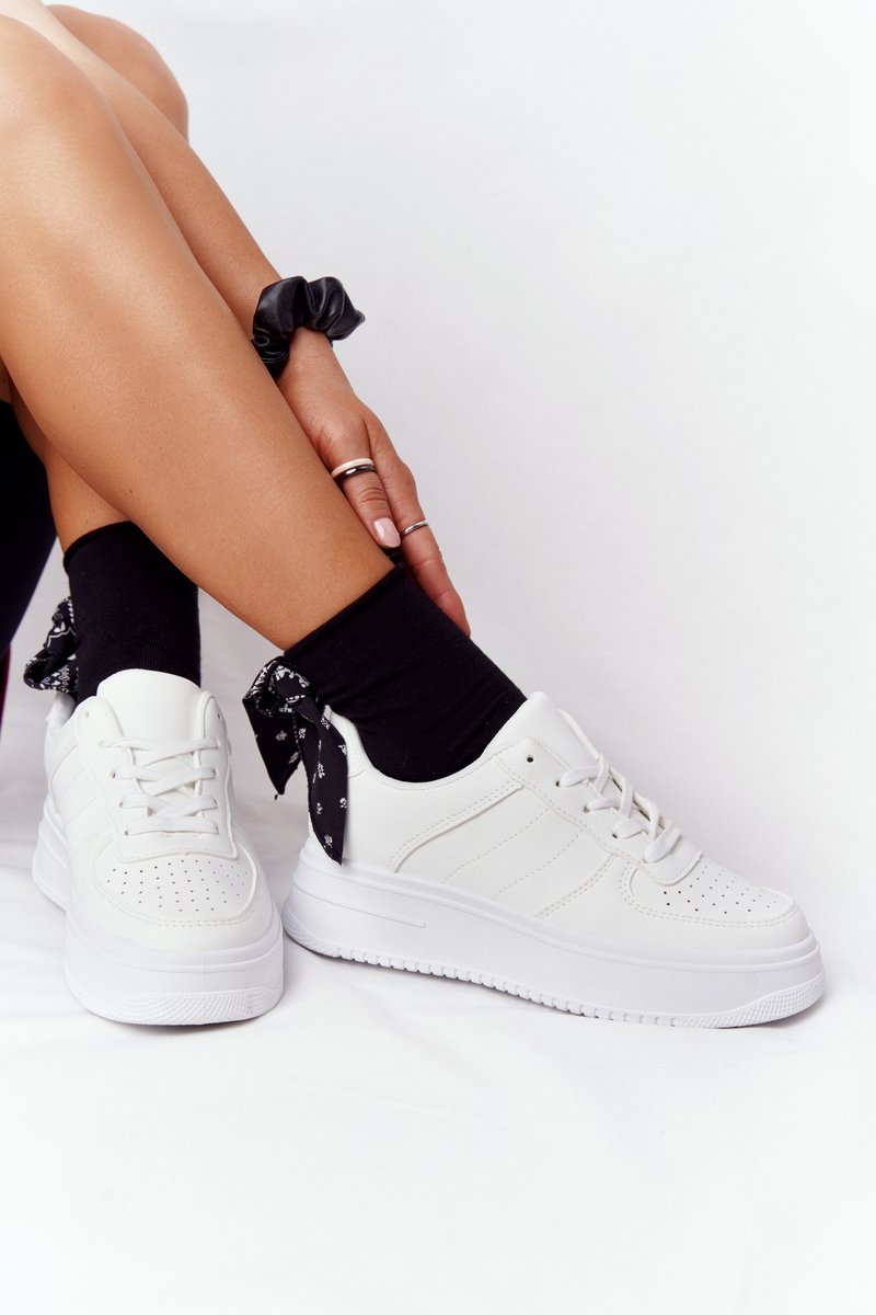 Women's Sport Shoes On A Platform White This Is Me