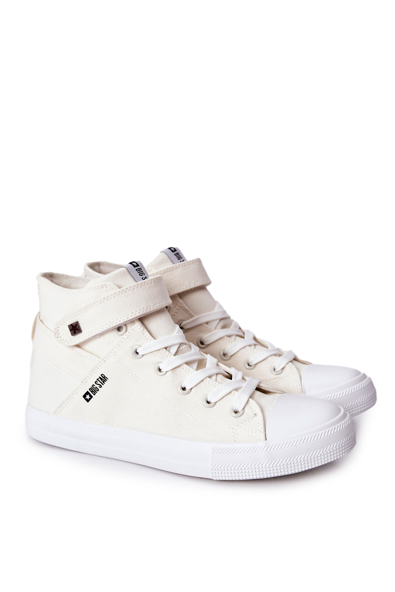 High Sneakers Tied Big Star FF174140 White