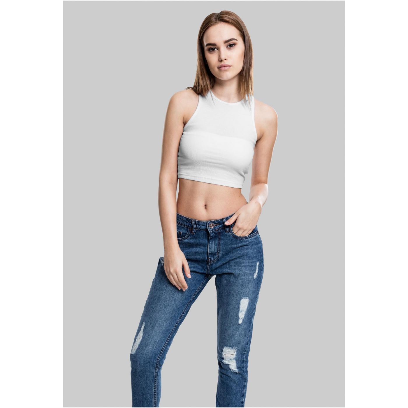 Women's Cropped Top White