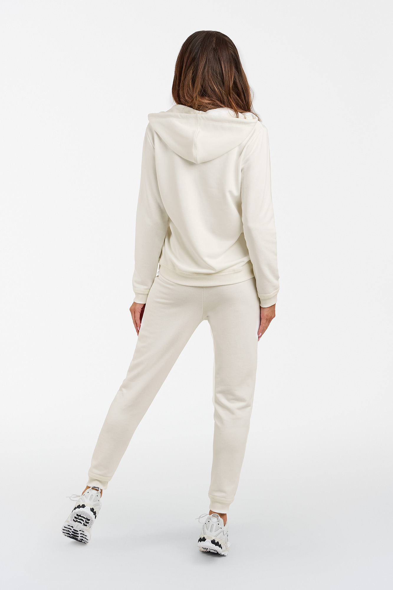 Women&#039;s long sweatpants - ecru
