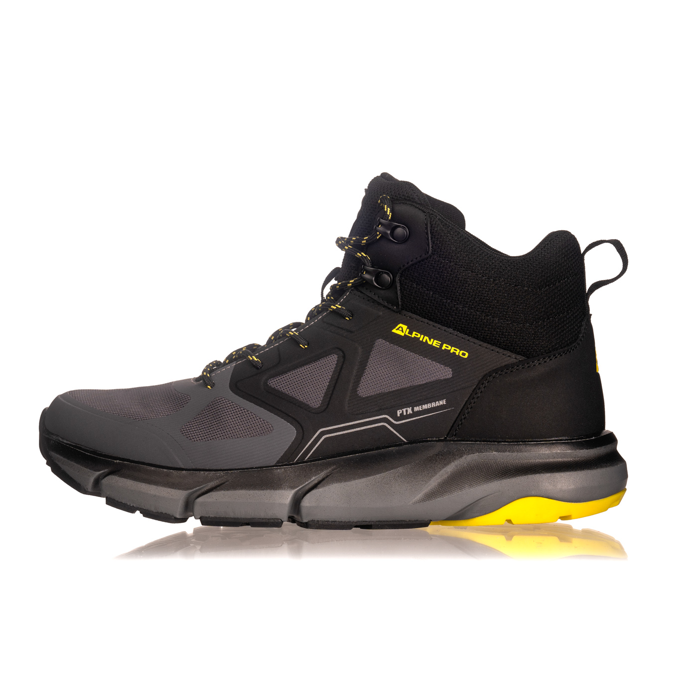 Outdoor shoes with membrane PTX ALPINE PRO ZHORECE smoked pearl
