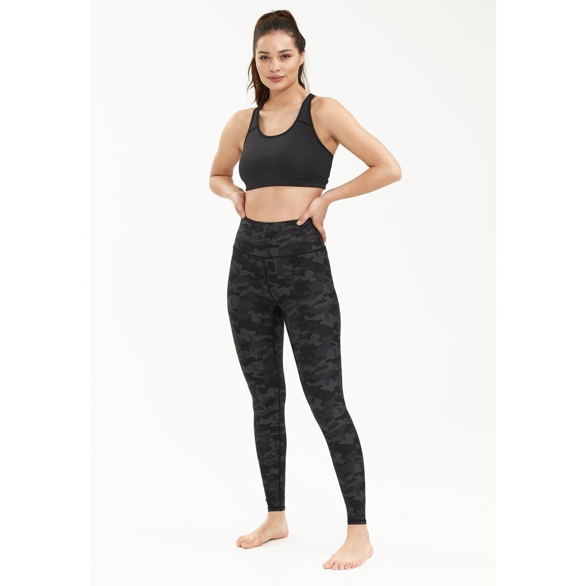 Women's elastic leggings Athlecia Mabel W Printed Tights