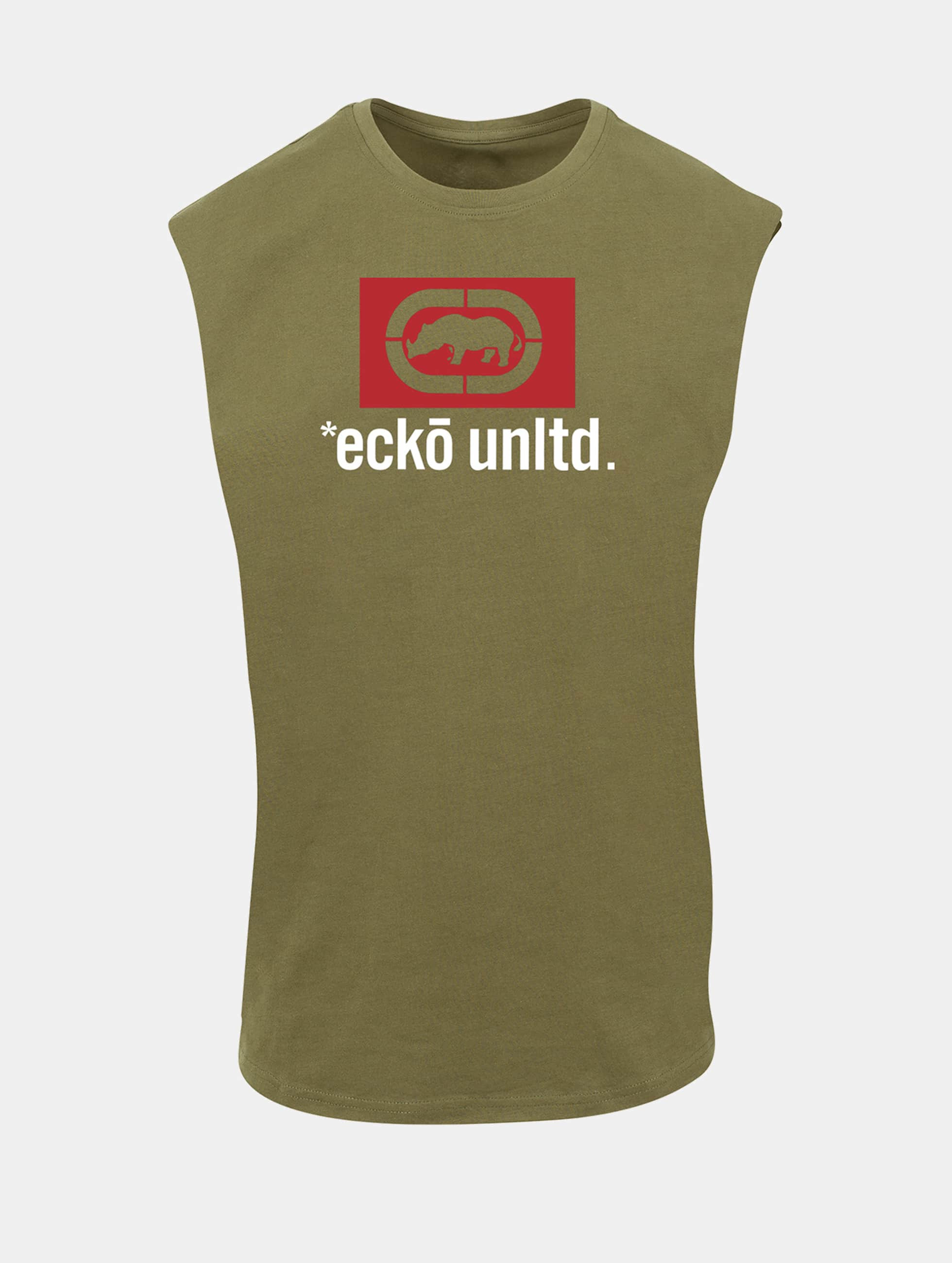 Men's tank top Ecko Unltd. MBOX - olive