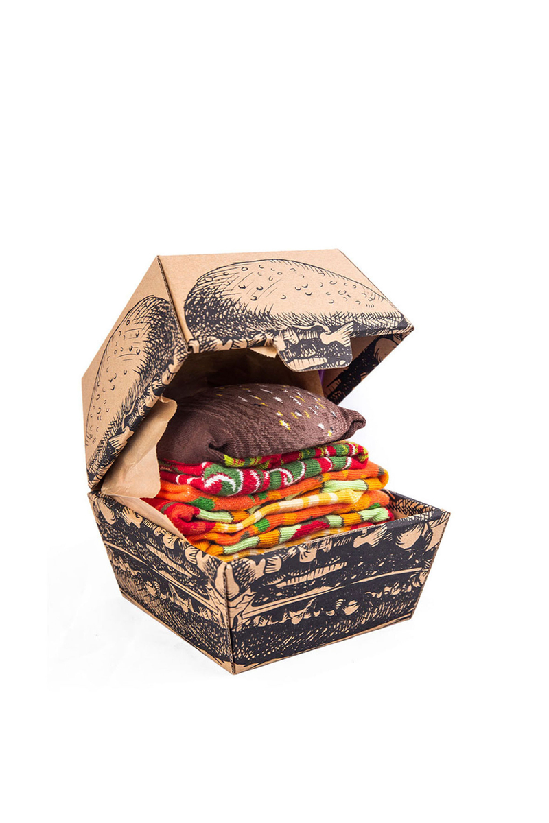 Socks Rainbow Socks Burger Vege 2 pairs