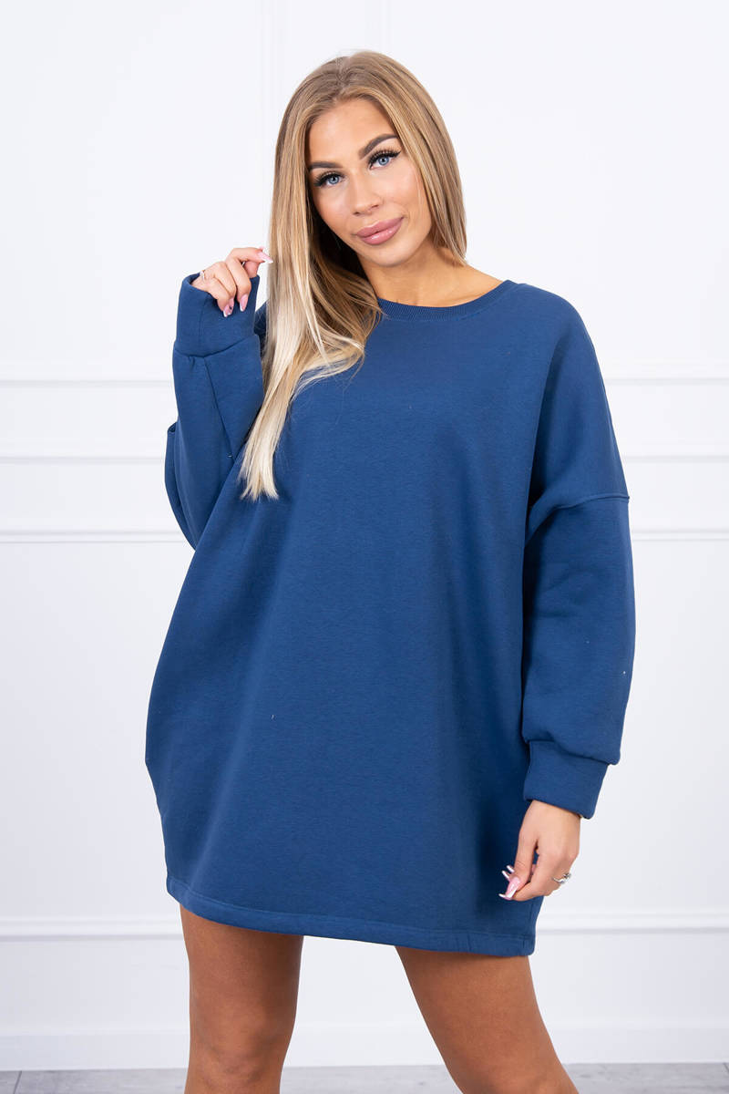 Insulated sweatshirt with printed jeans