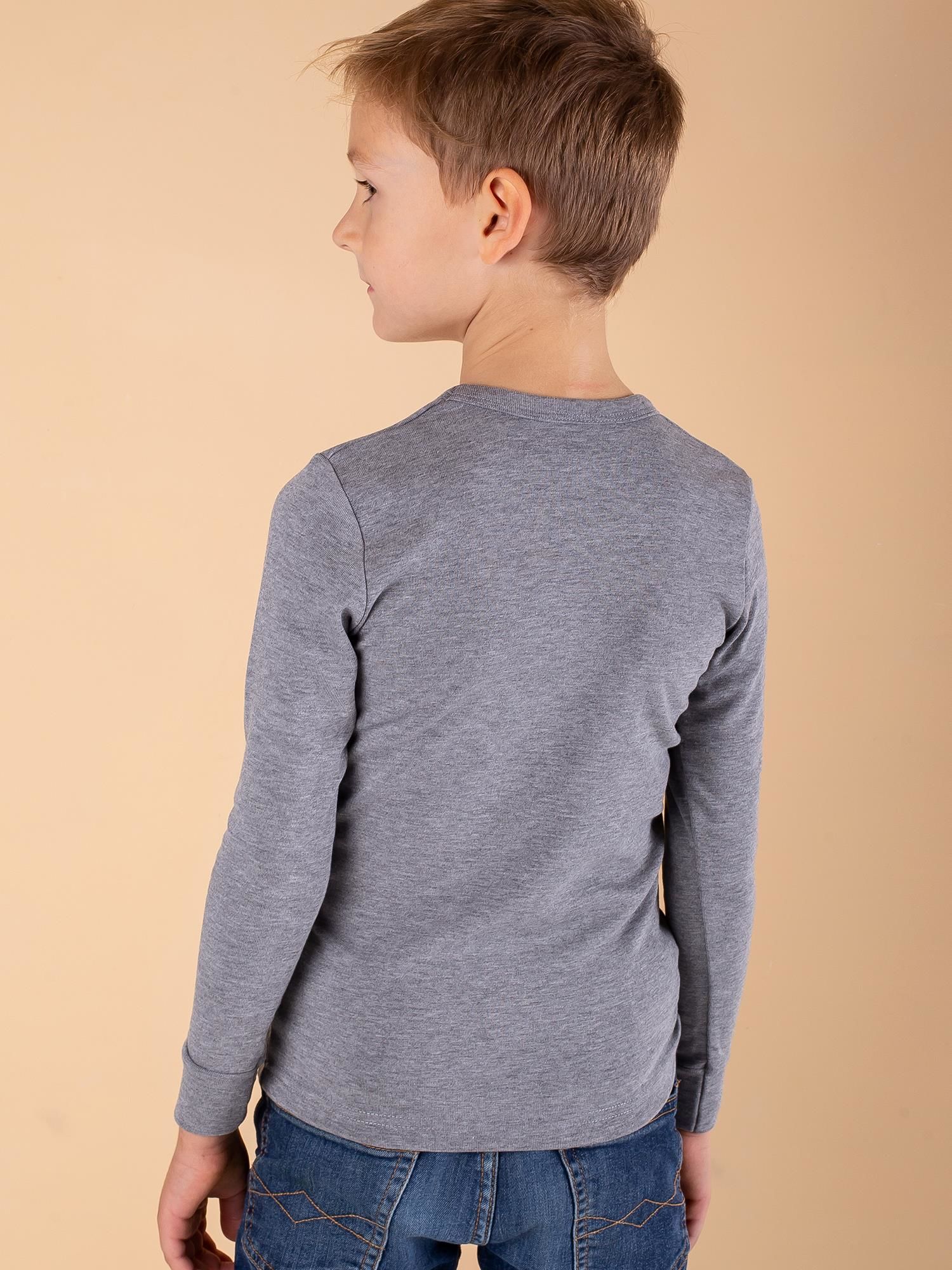 Bluza termoactiva pentru un baiat, gri