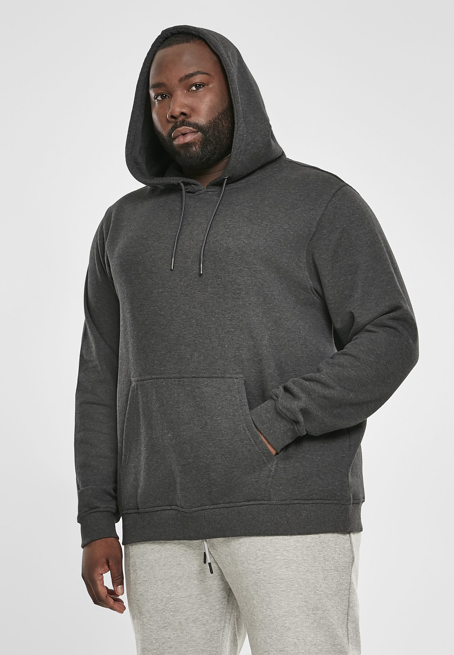 Basic Men&#039;s Sweatshirt - Grey