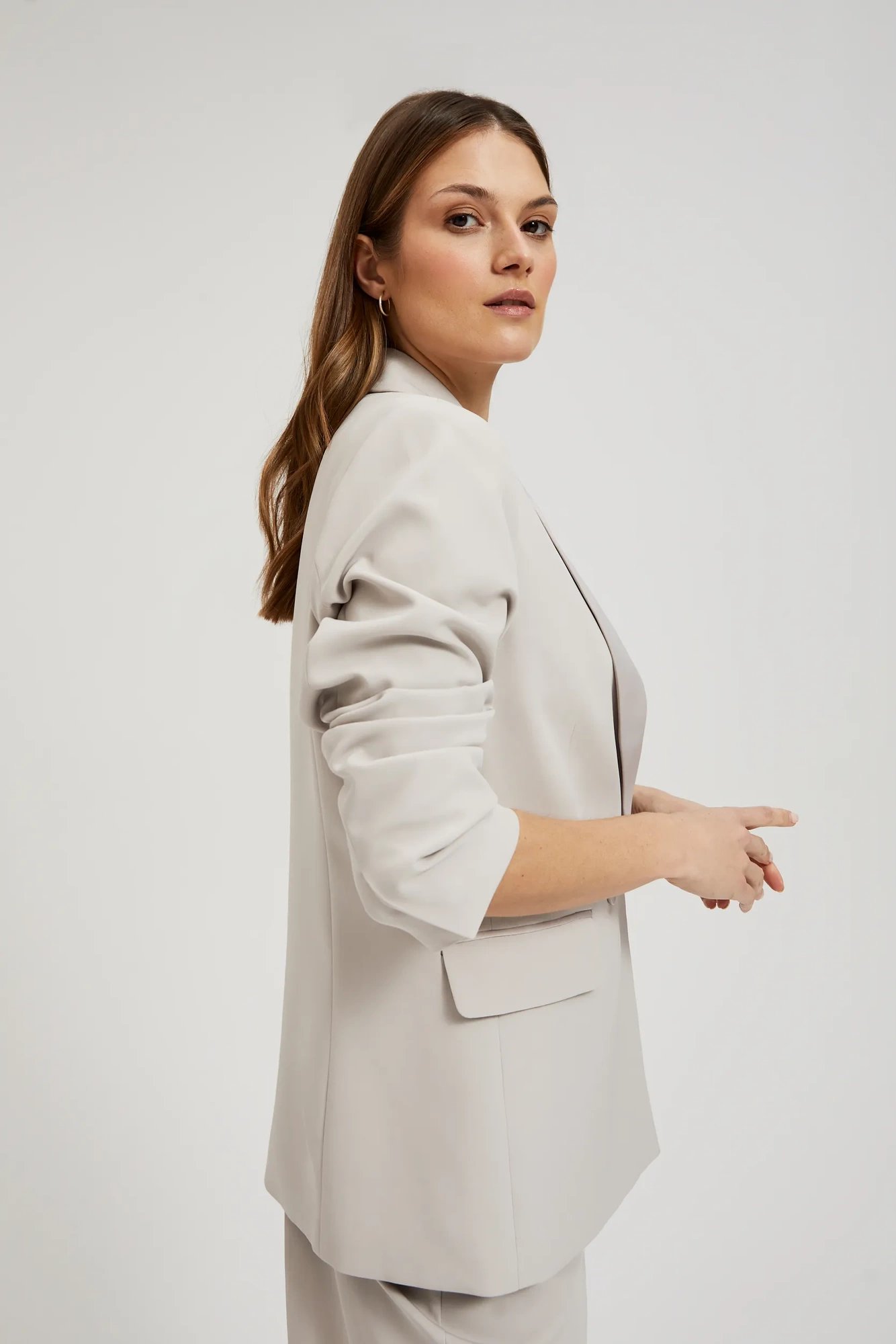 Women&#039;s blazer MOODO - grey