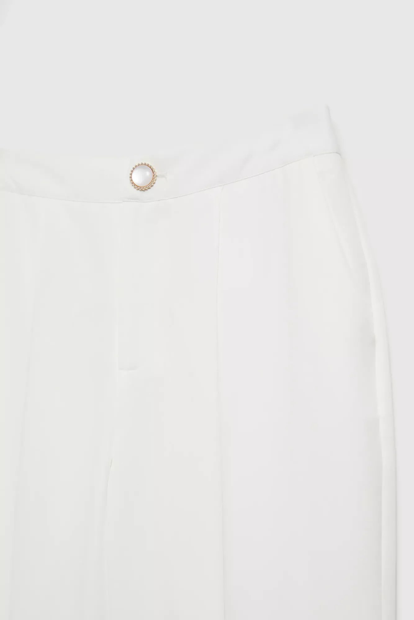 Women's trousers MOODO - white