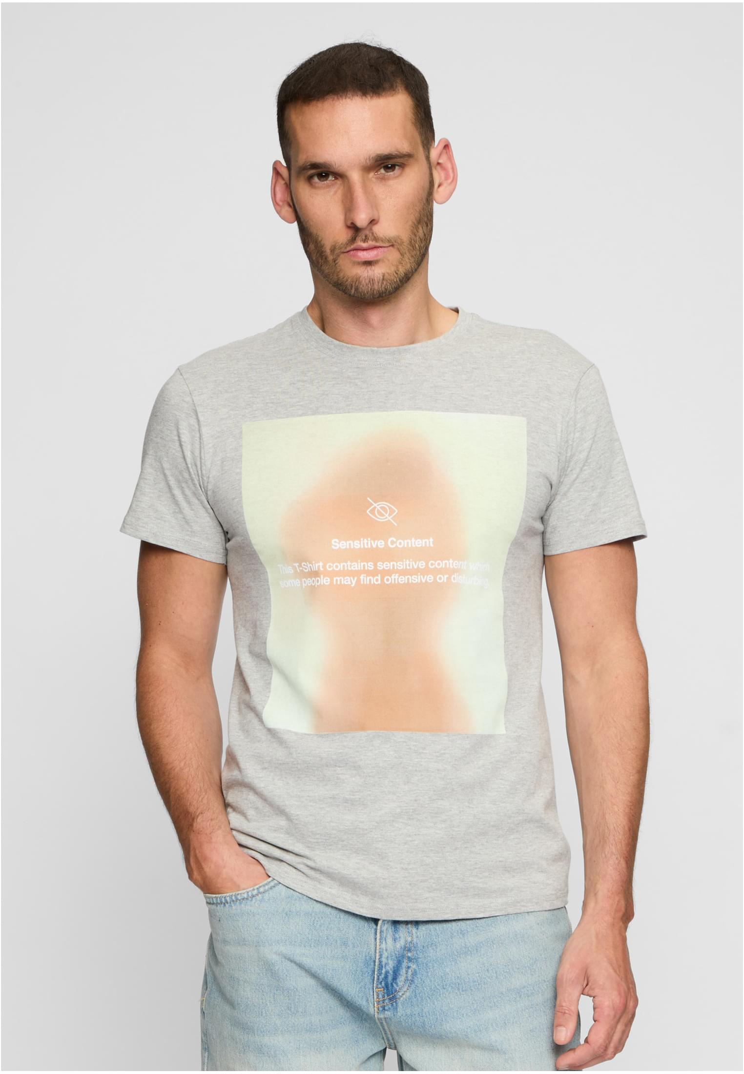 Sensitive Content Tee Heather Gray