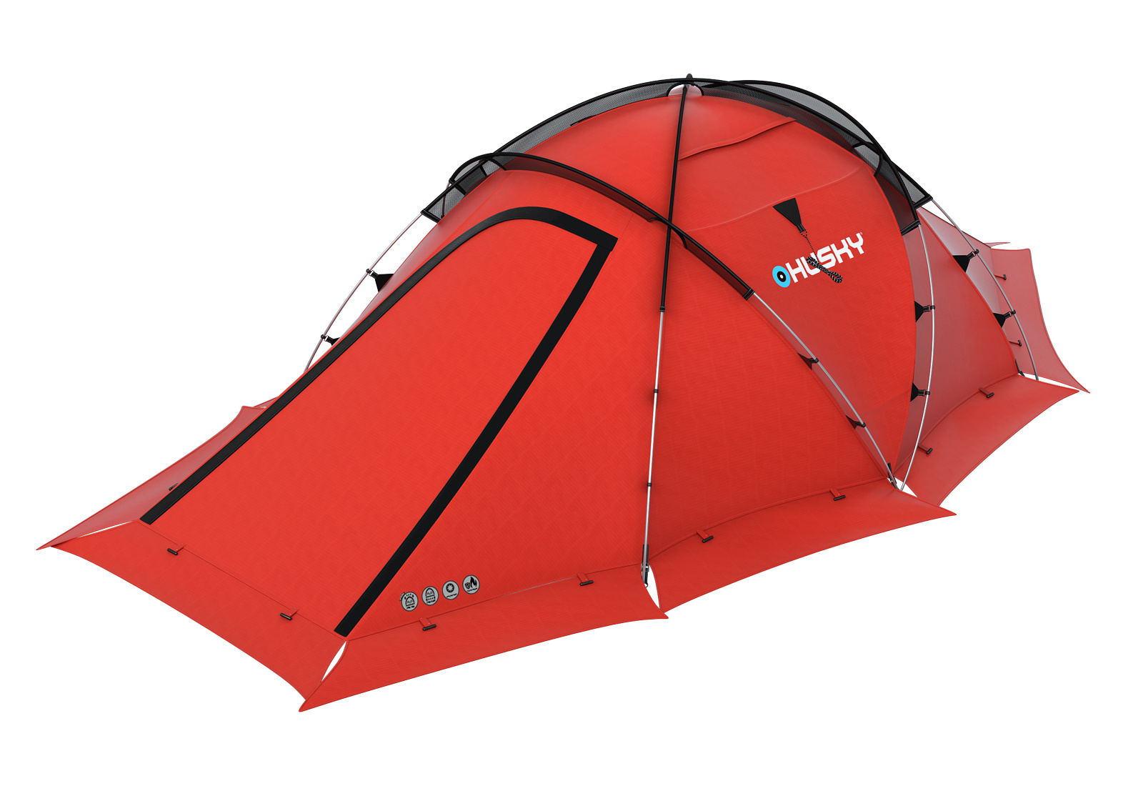 Tent Extreme HUSKY Fighter 3-4 Red
