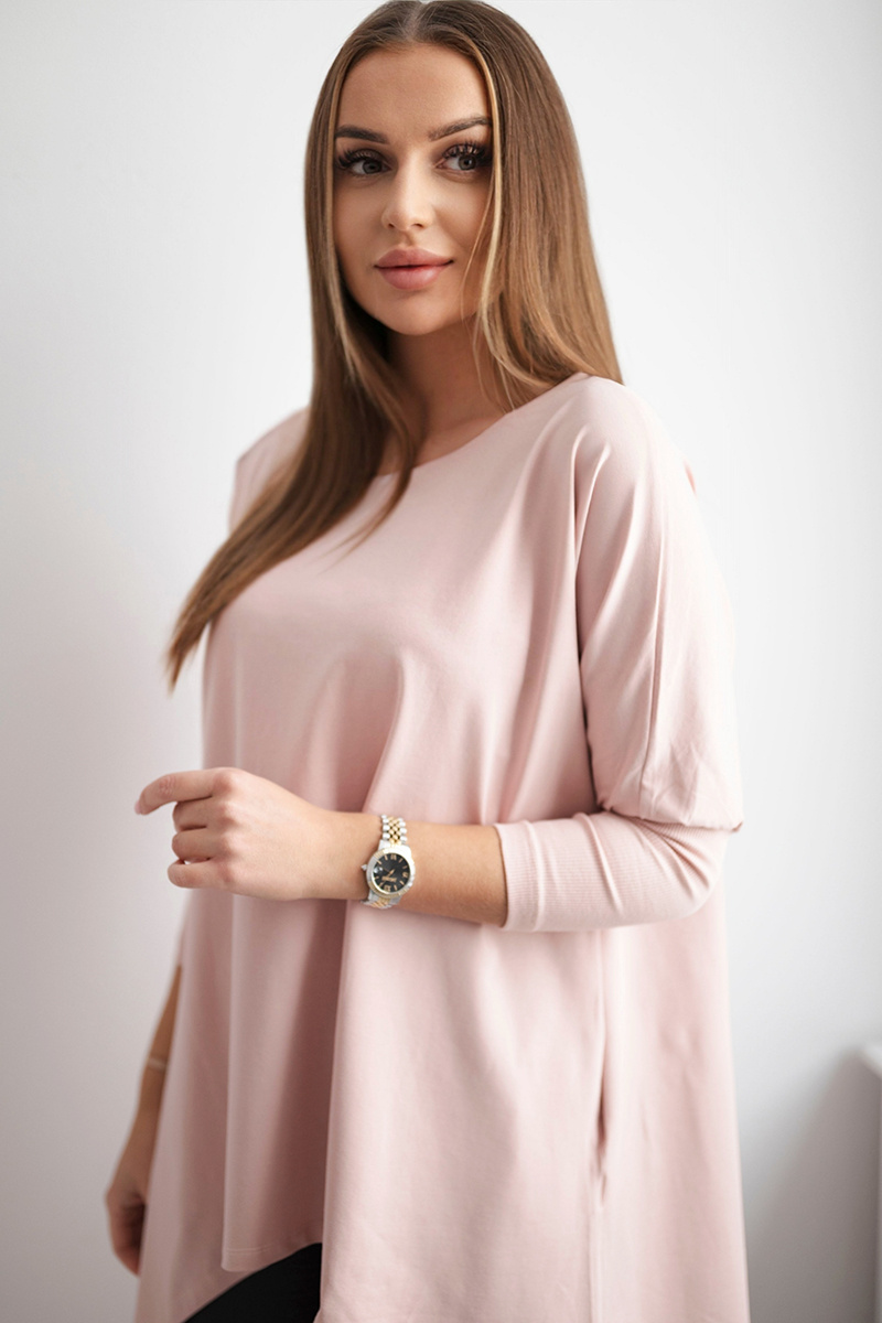 Oversize blouse dark powder pink