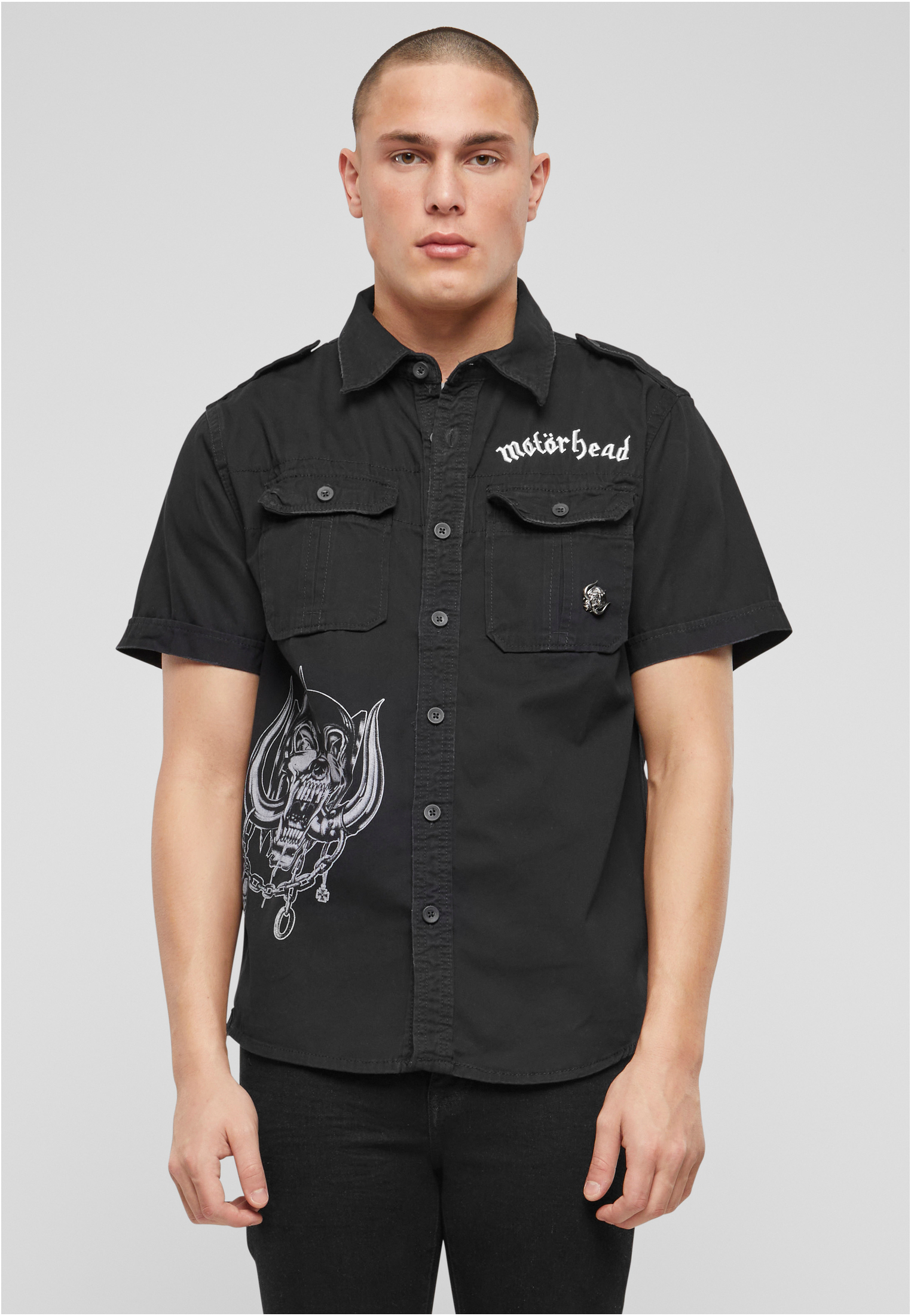 Motörhead Vintage 1/2 Sleeve Shirt Black