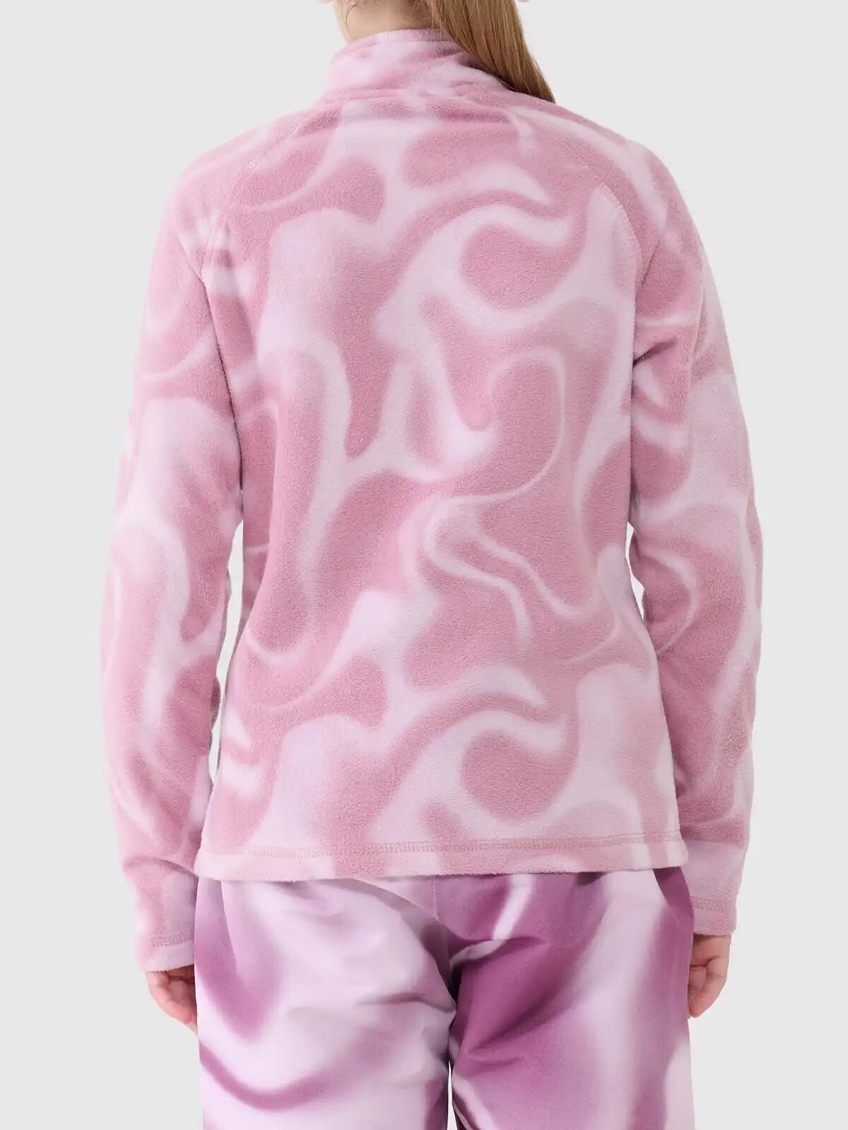 Girls&#039; fleece sweatshirt 4F