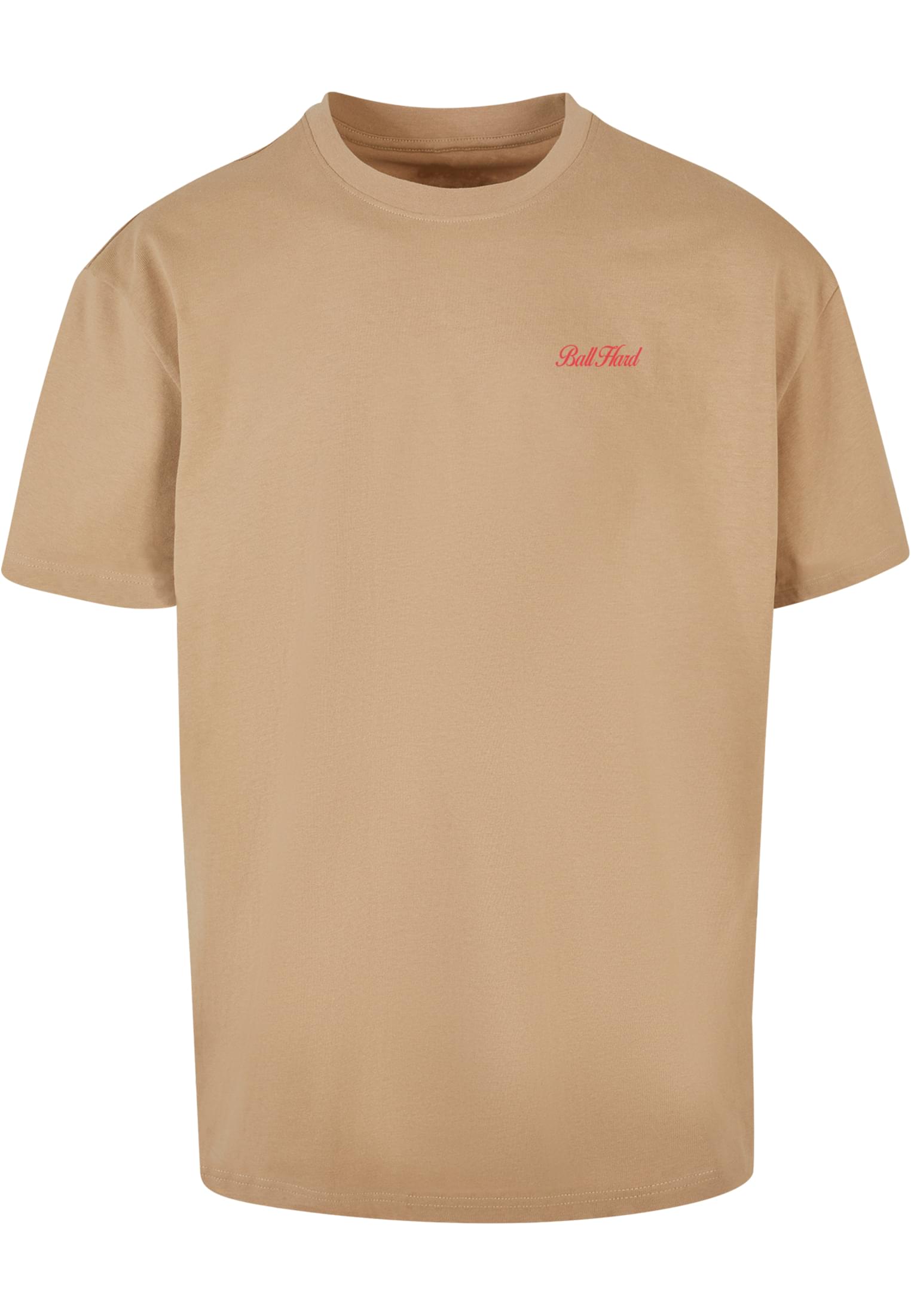 Men's T-shirt Ball Hard Heavy Oversize Beige