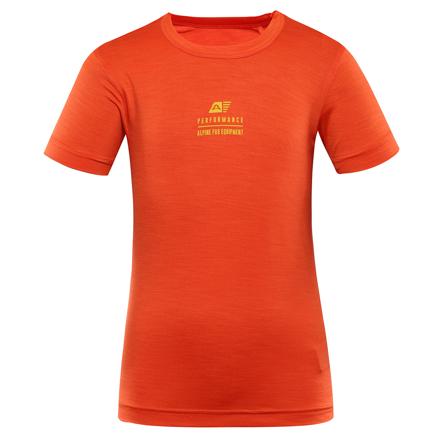 Children's Quick-drying T-shirt ALPINE PRO BASIKO Spicy Orange