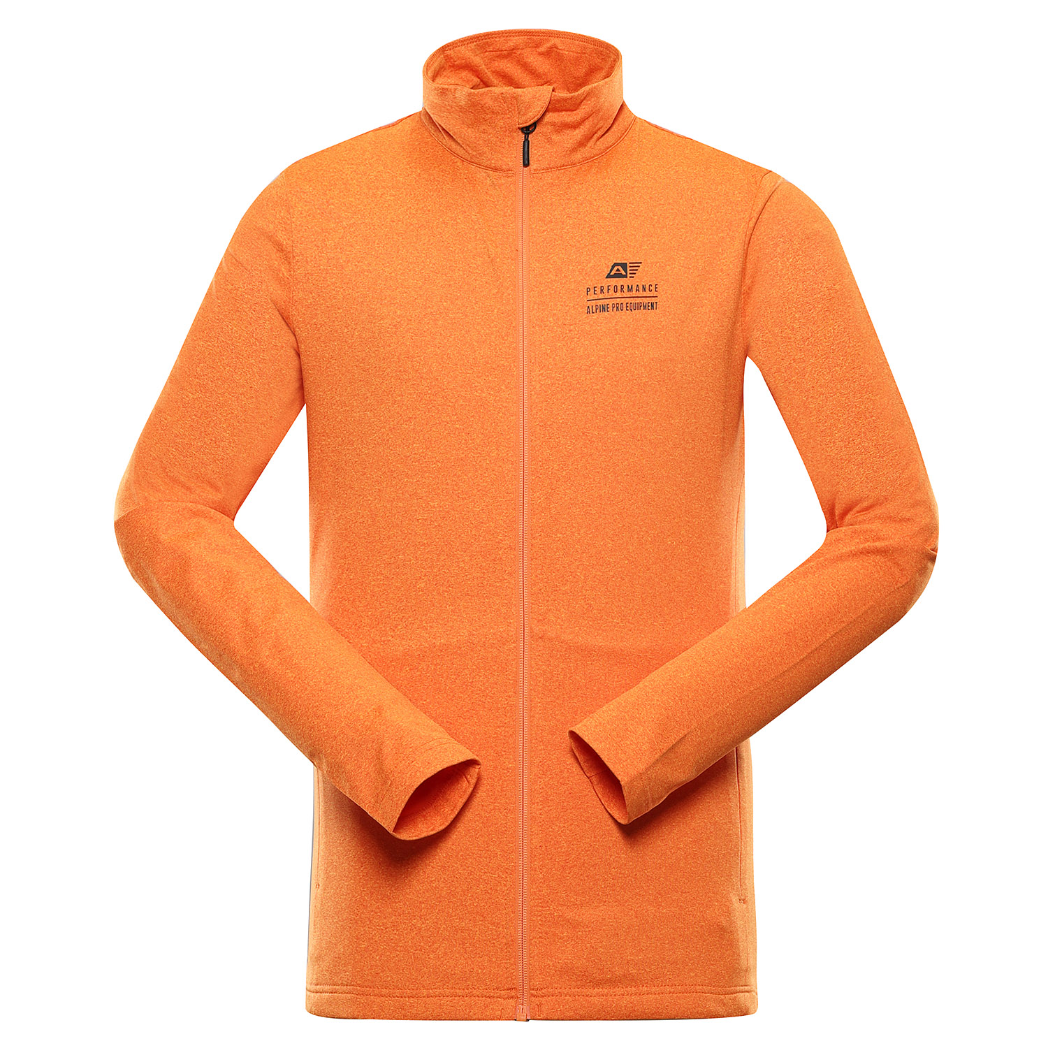 Men's quick-drying sweatshirt ALPINE PRO GOLL orange tiger