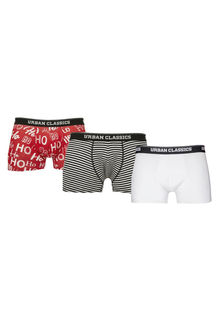 Boxer Shorts 3-Pack Hohoho aop blk/wht wht