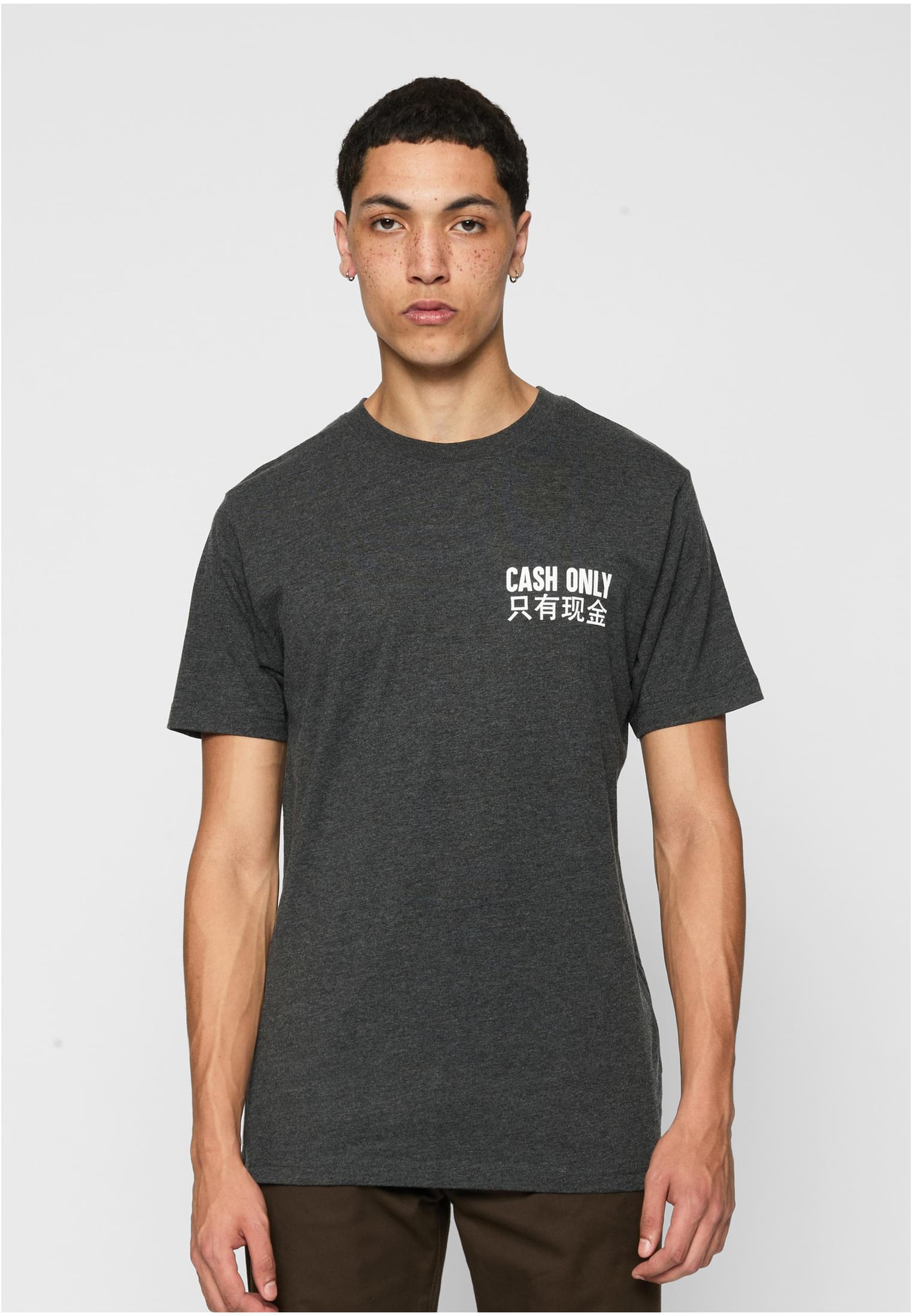 Men's T-shirt Cash Only - Grey