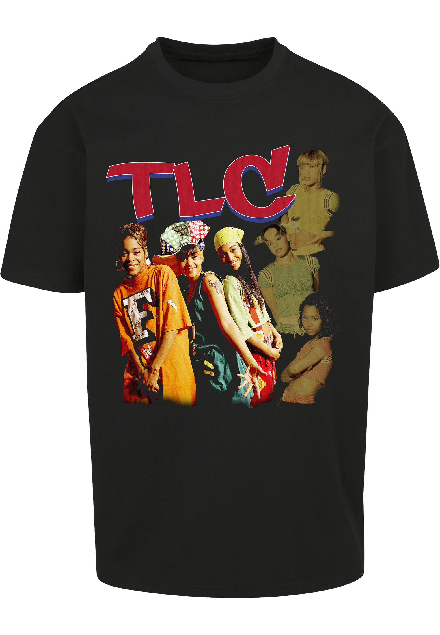 Levně TLC Group Oversize tričko černé