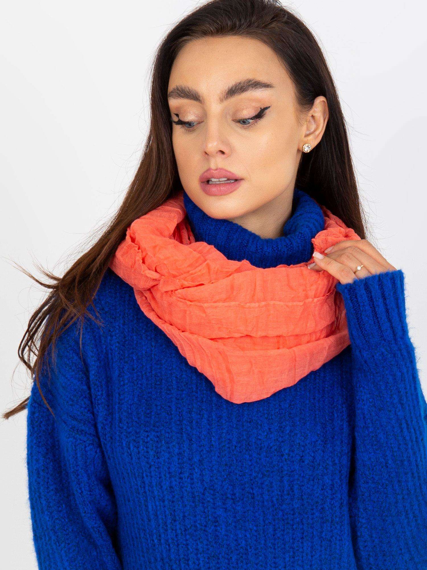 Women's viscose coral scarf