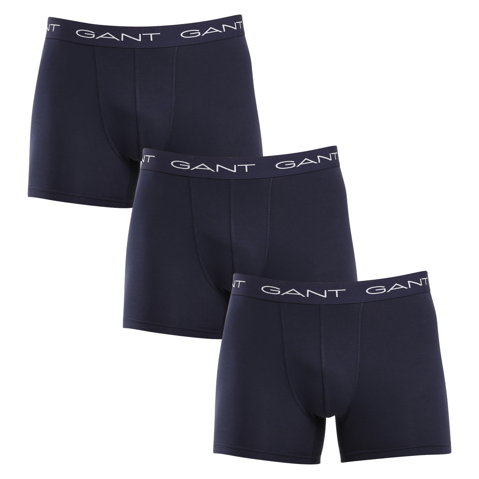 Levně 3PACK pánské boxerky Gant modré
