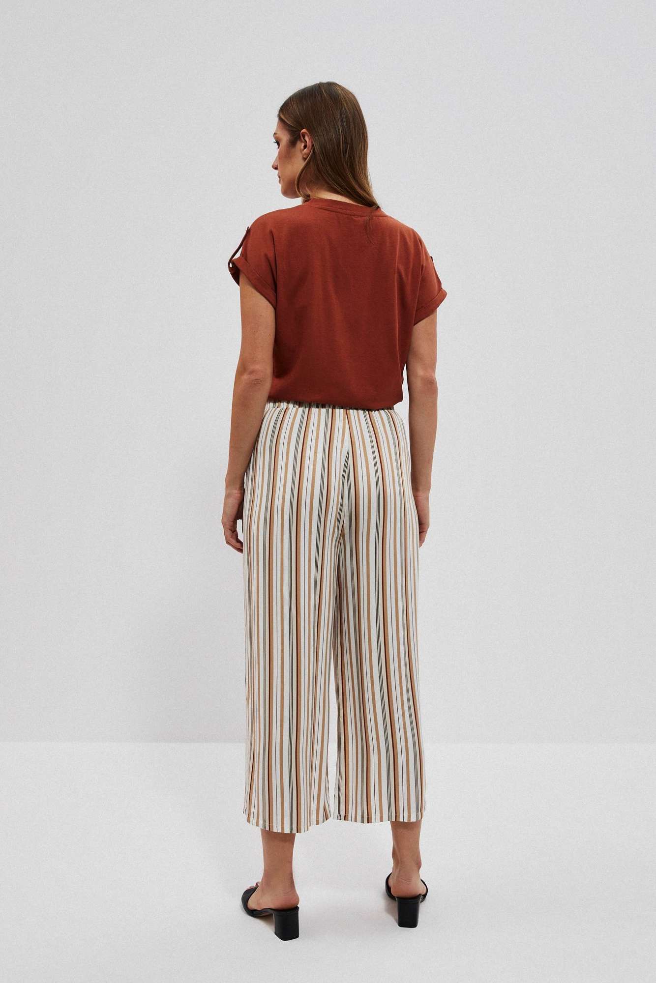 Marisse Women's Trousers L-Sp-4016 Off White