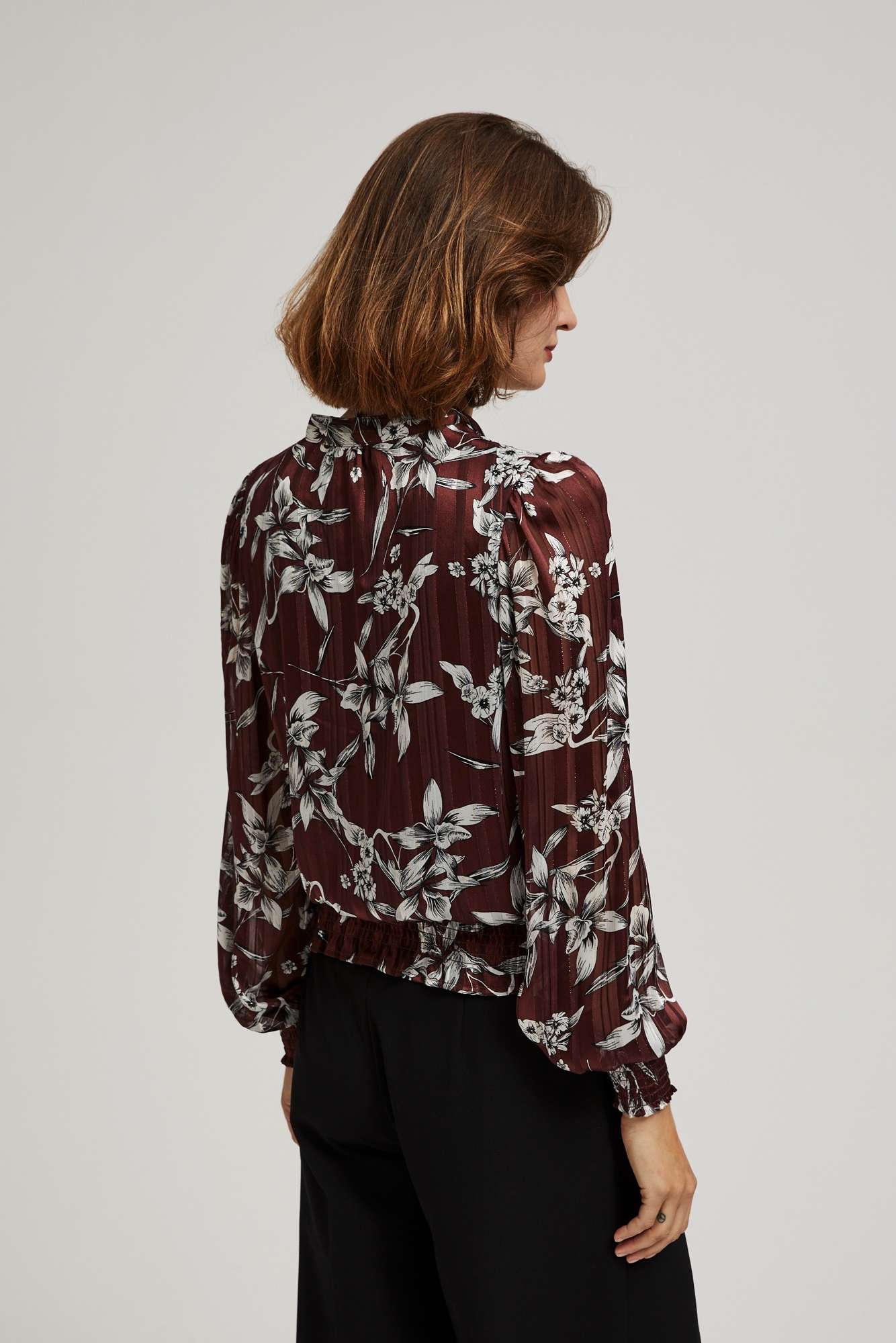 Shirt with floral pattern