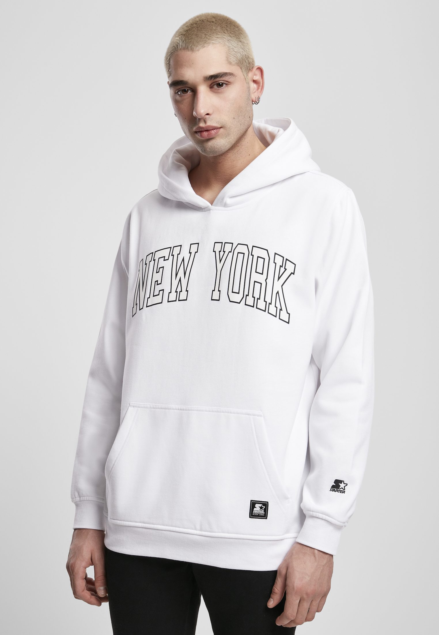 Starter New York Hoody White