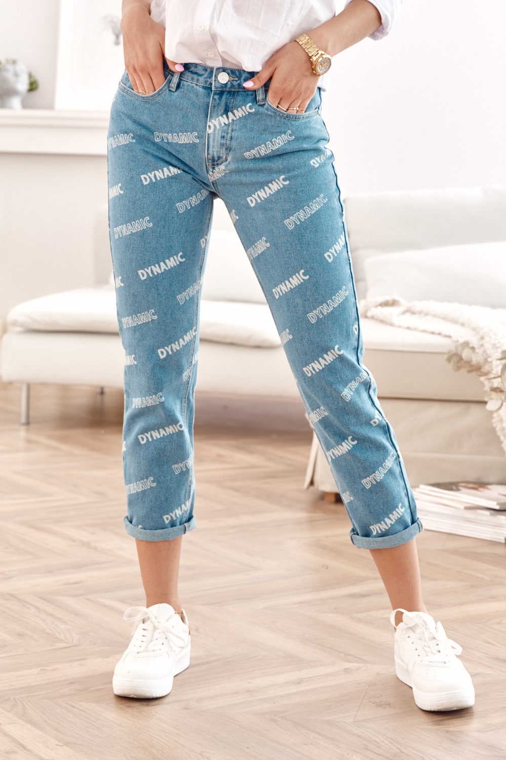 Denim jeans with Boyfriend