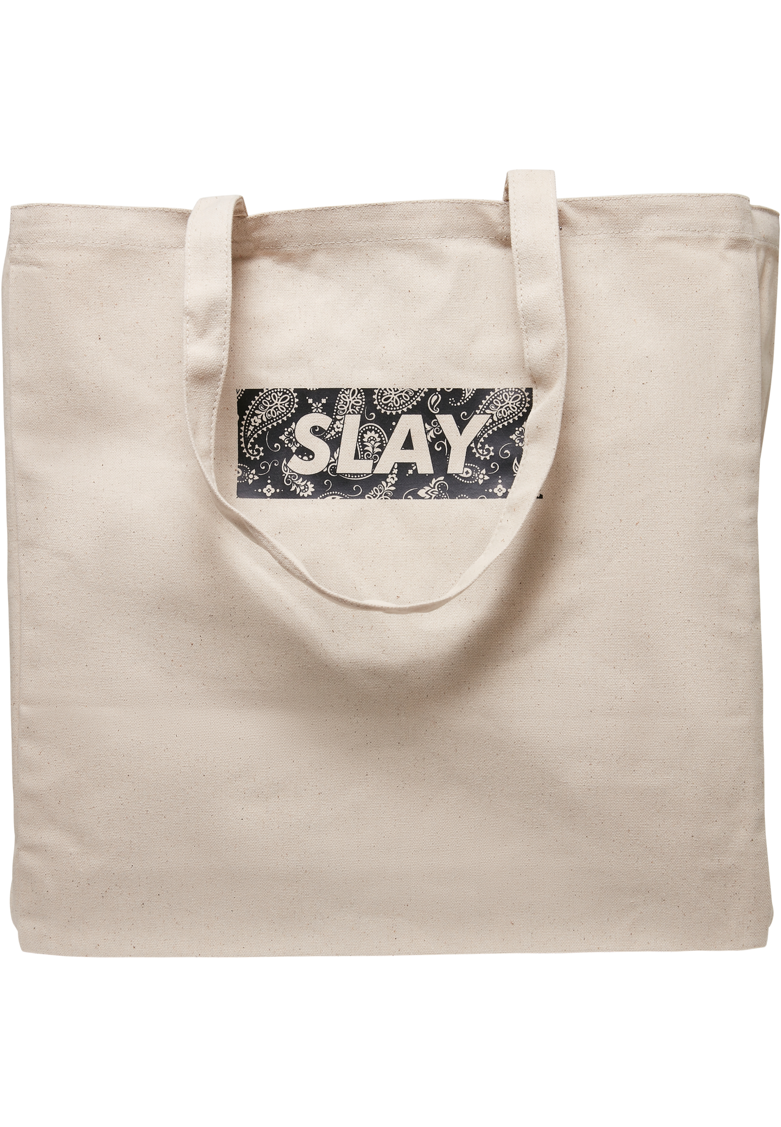 Levně Plátěná taška SLAY Oversize bílá