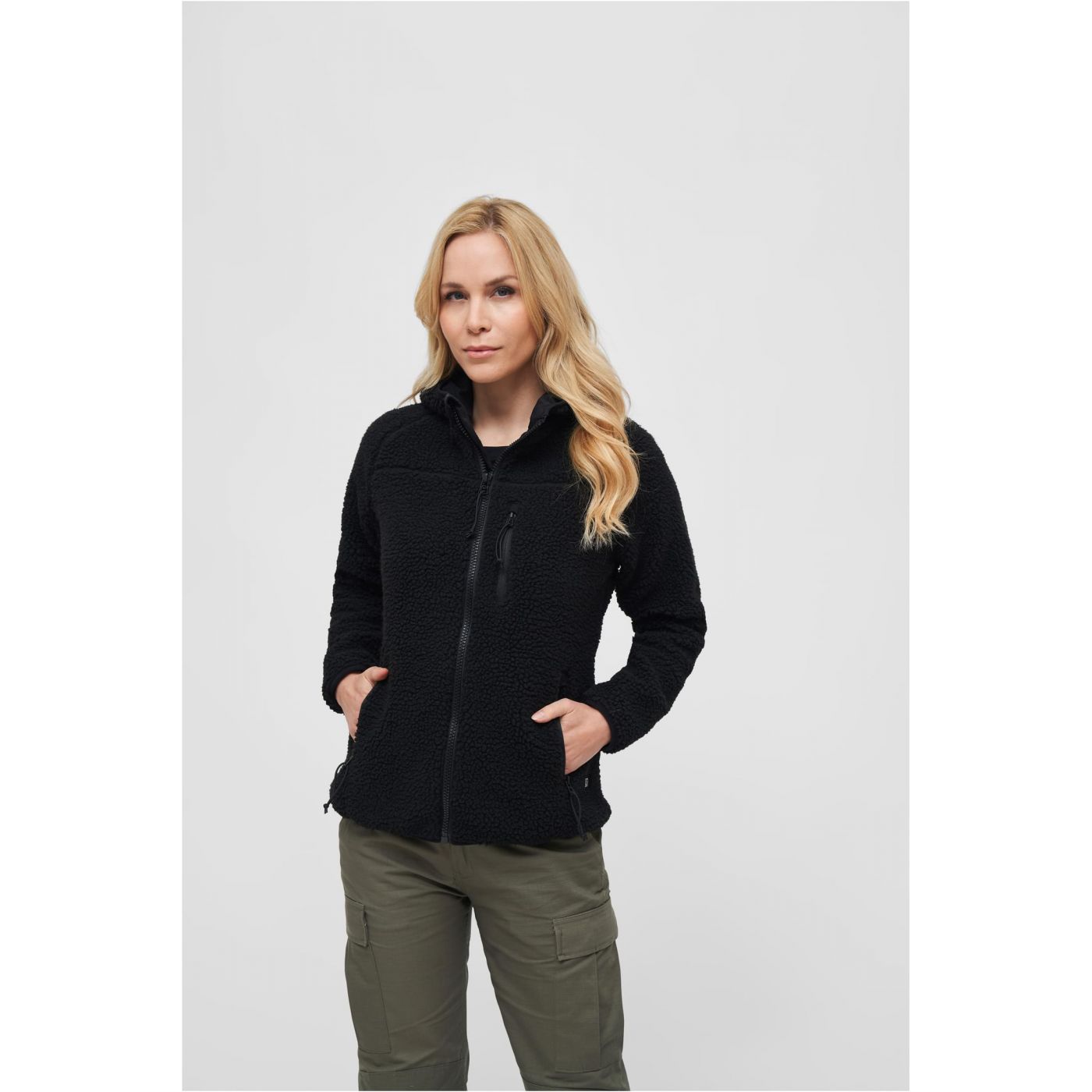 Women's Sweatshirt Teddy Black