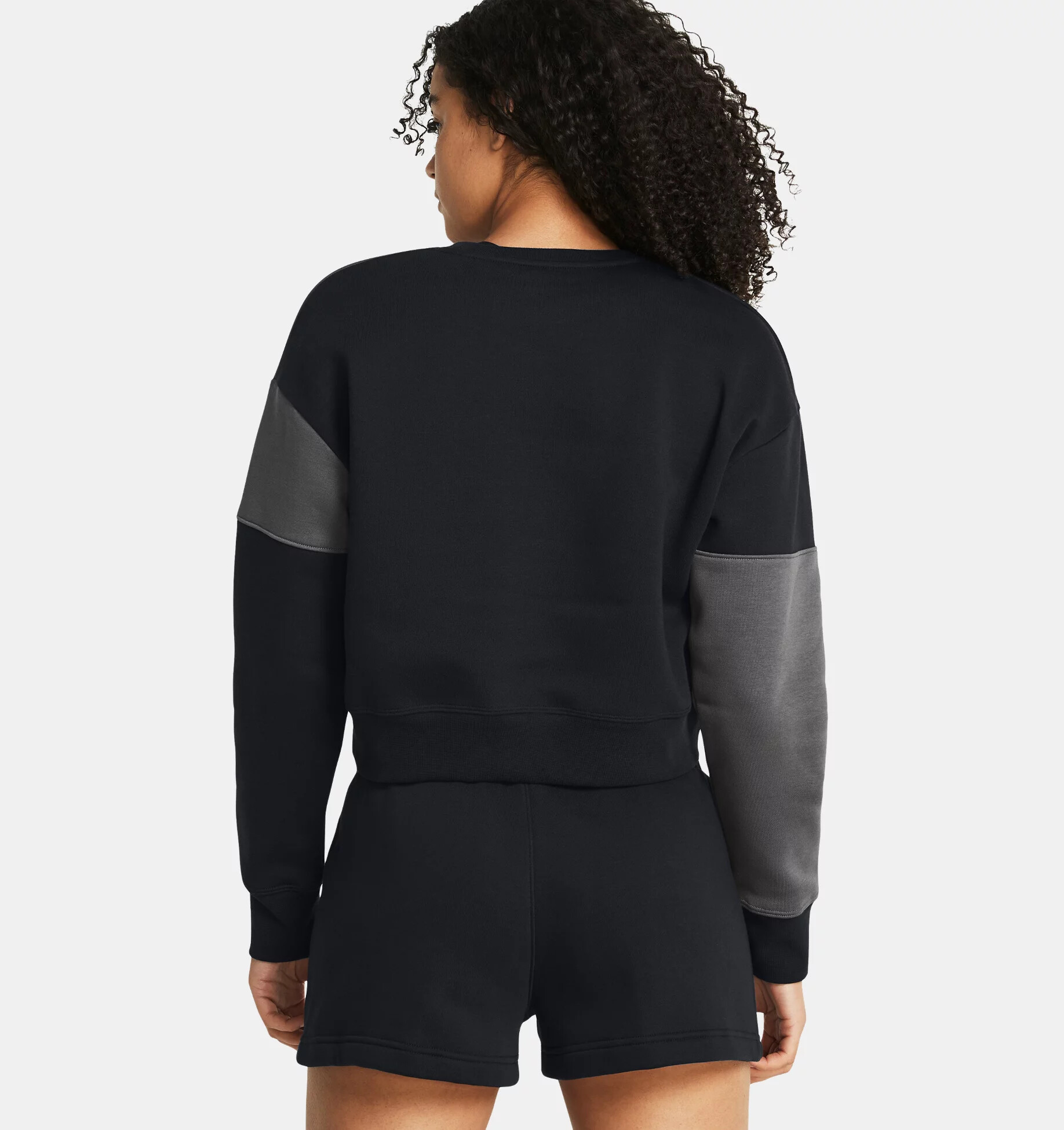 Women's Under Armour Essential Fleece Crop Crew Sweatshirt