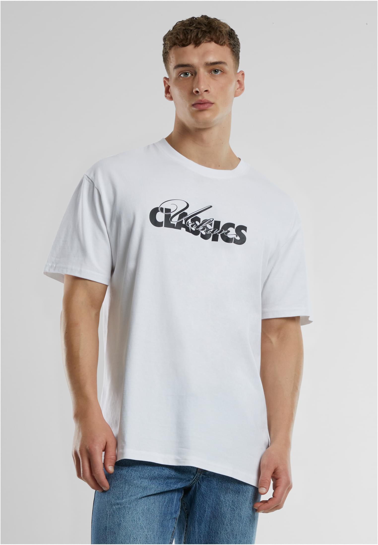 Men's T-shirt UC Cursive Bold Logo White