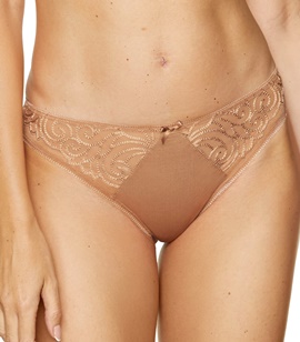 Gorteks Onyx Brazilian Embroidered Thong