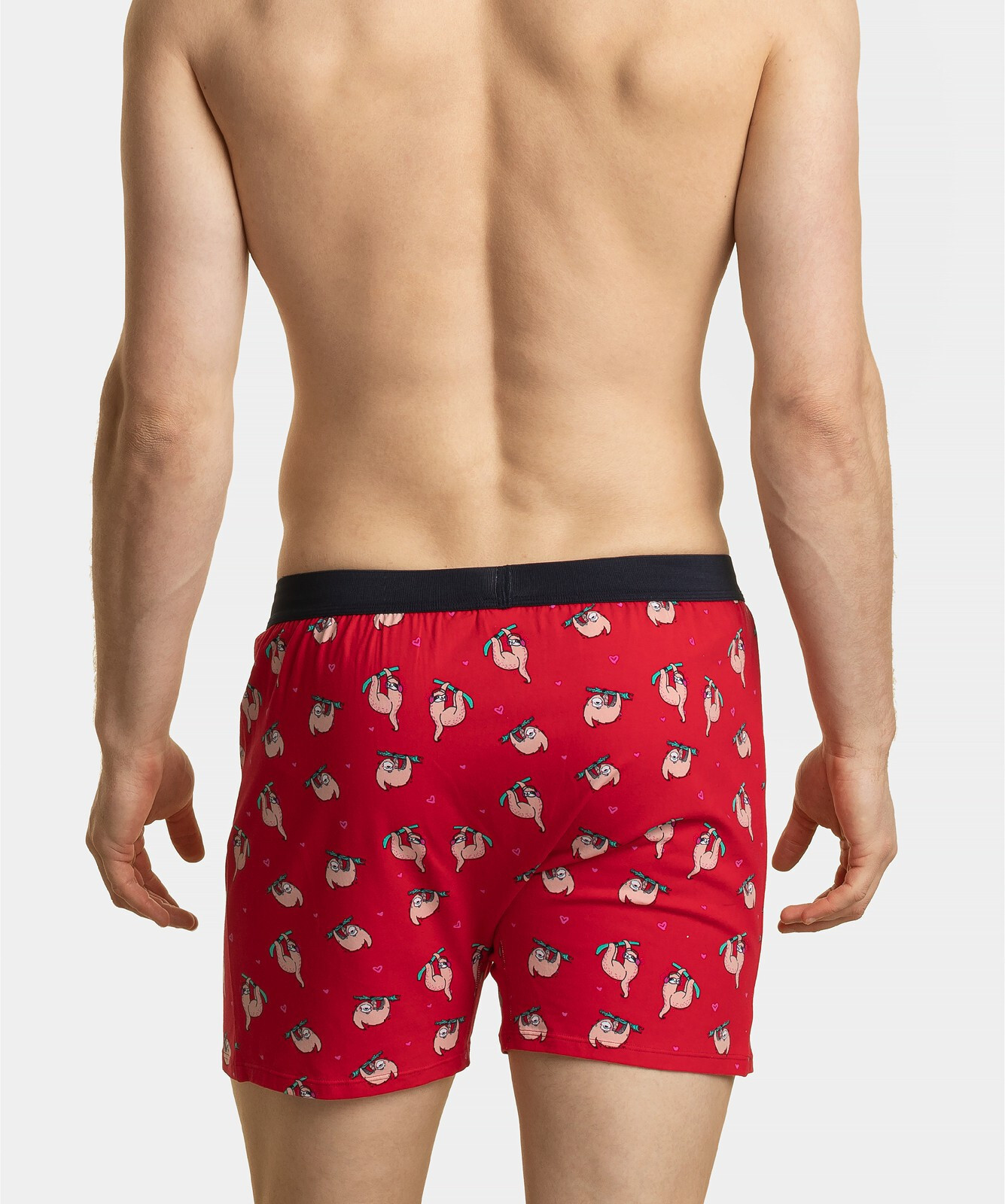 Men&#039;s boxer shorts ATLANTIC 2Pack - red/dark blue