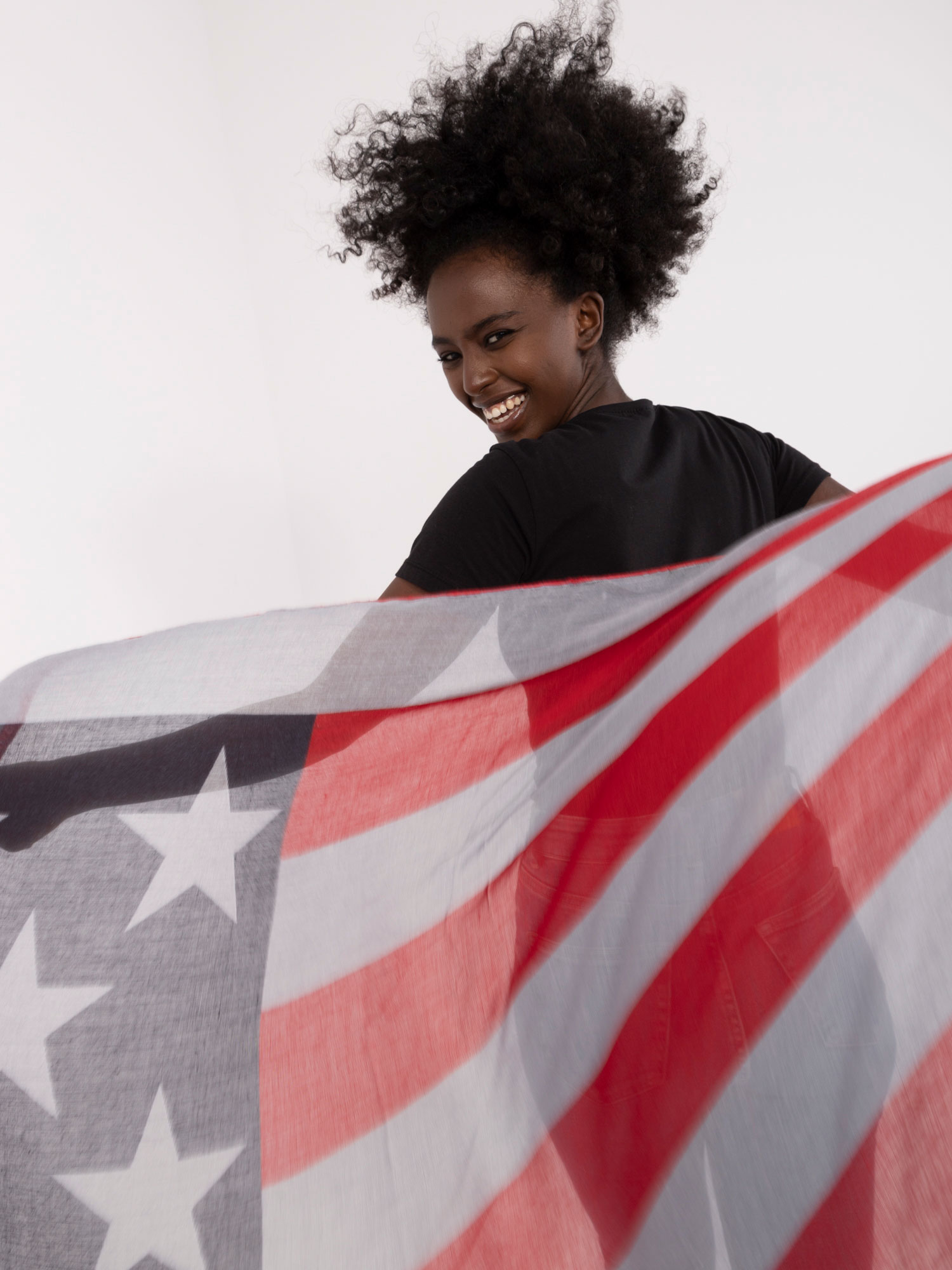 American flag scarf