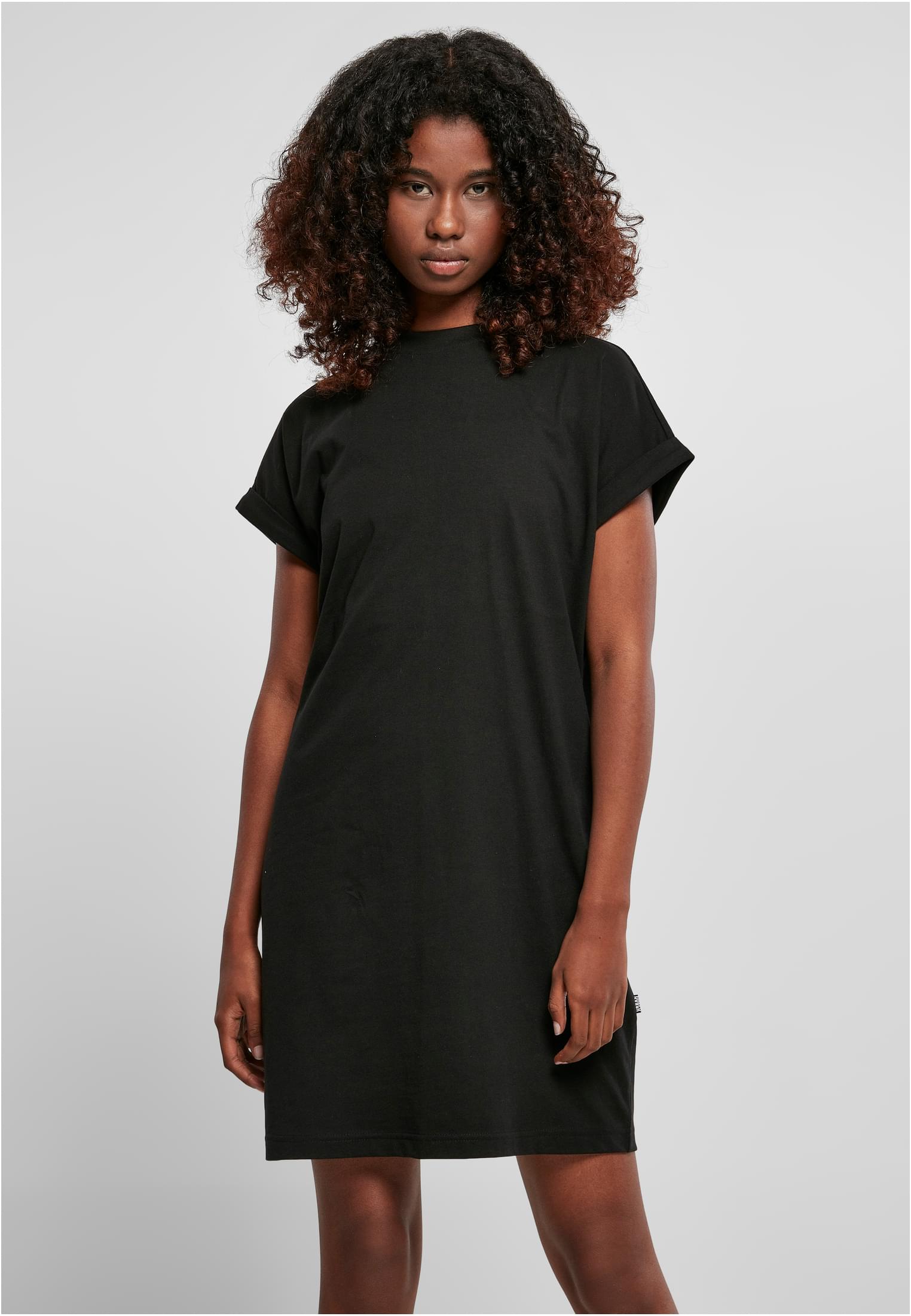 Women's Rainbow Tee Dress Black