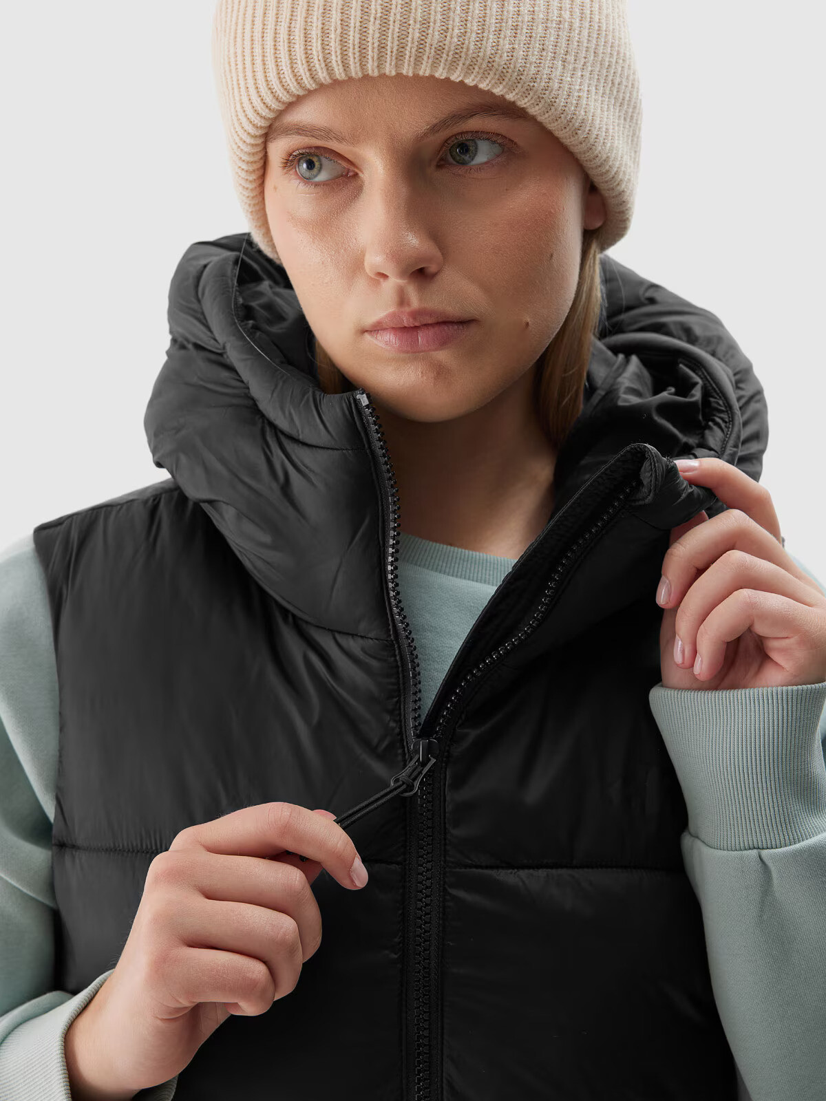 Women's down vest 4F