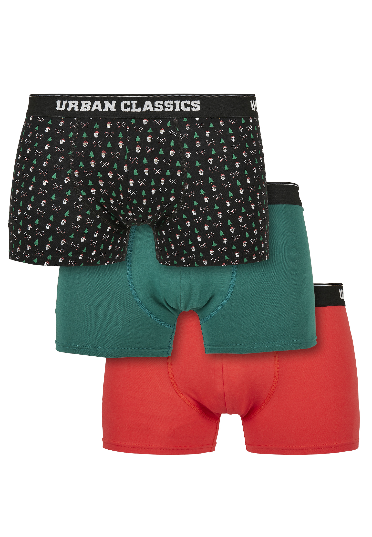 Men&#039;s Organic X-Mas Boxer Shorts 3-Pack